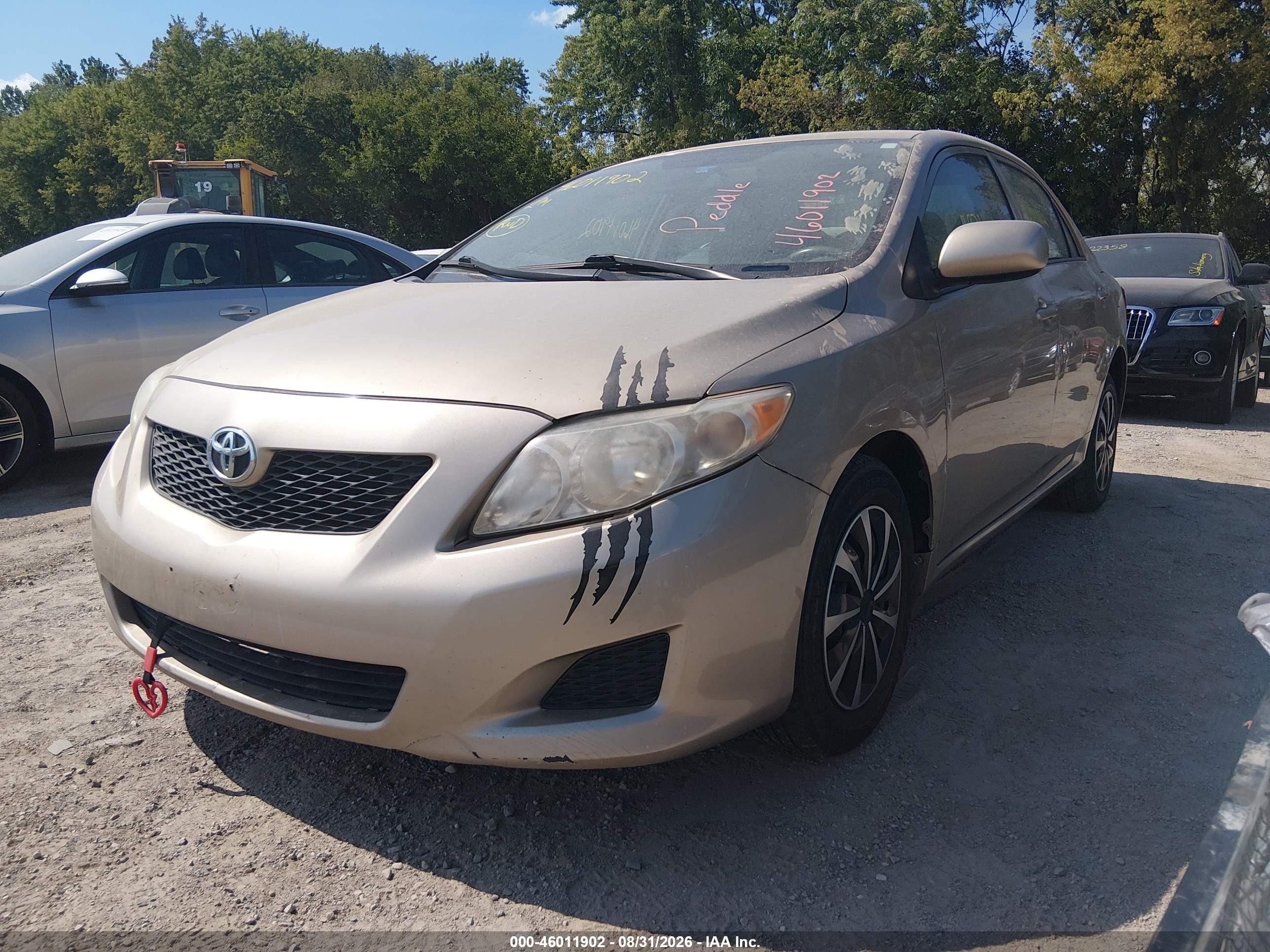 2010 Toyota Corolla Le Gold vin: 1NXBU4EE9AZ336079