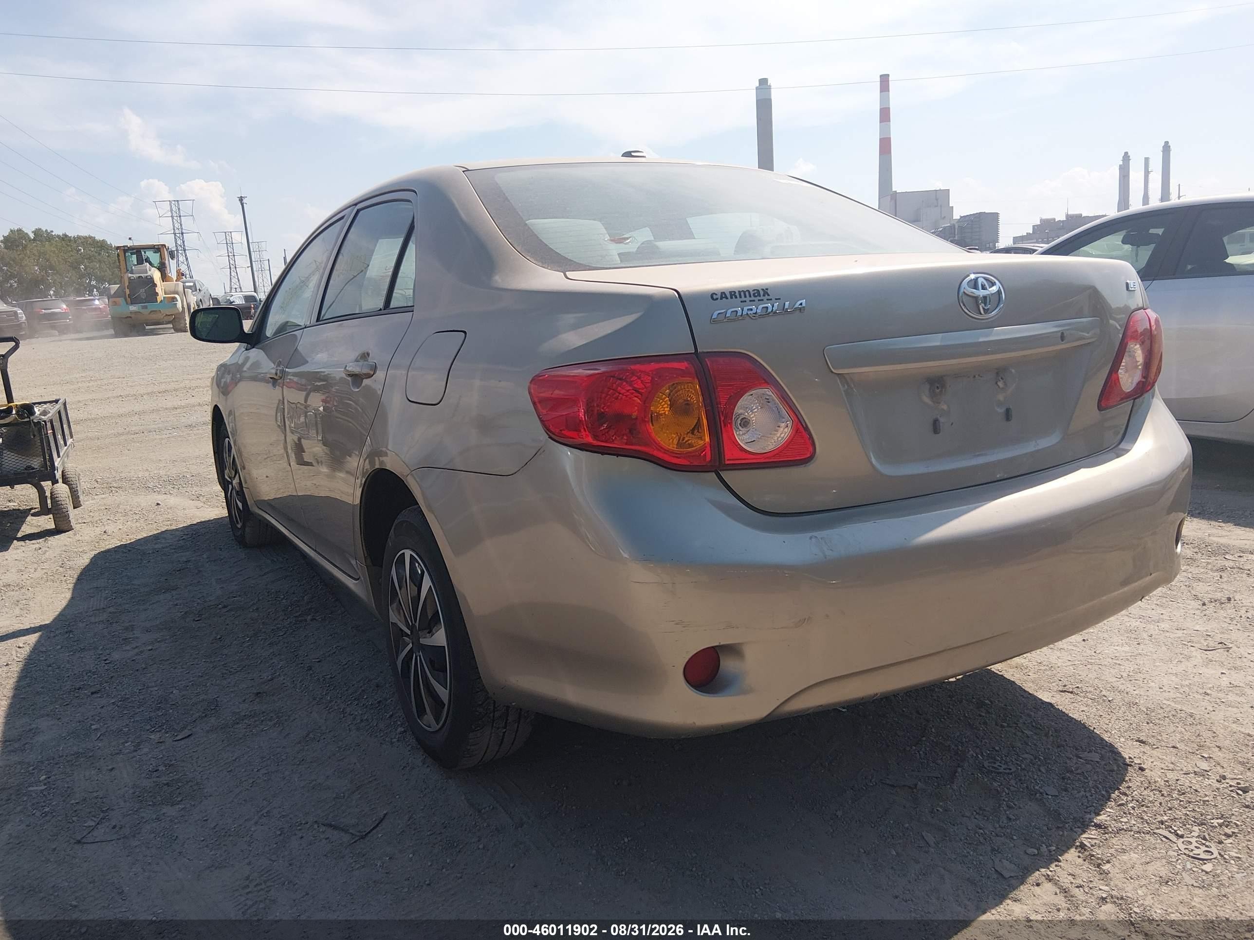 2010 Toyota Corolla Le Gold vin: 1NXBU4EE9AZ336079