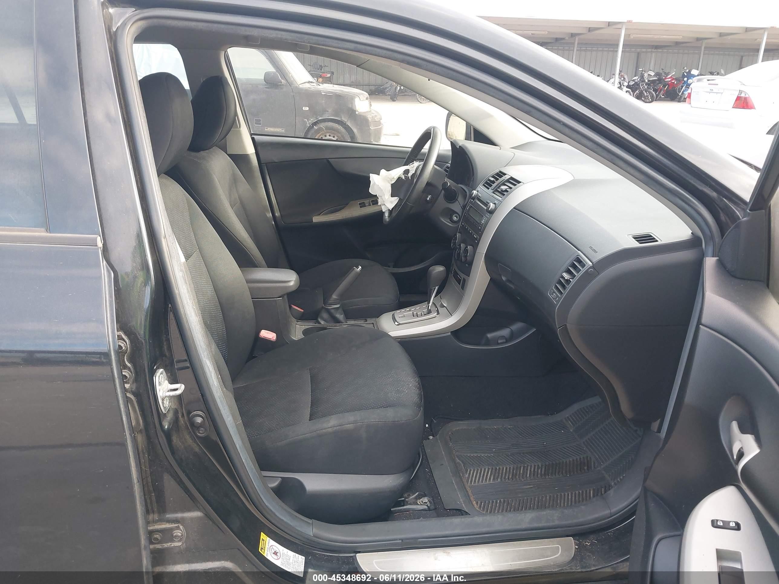 2010 Toyota Corolla S Black vin: 1NXBU4EE9AZ346112