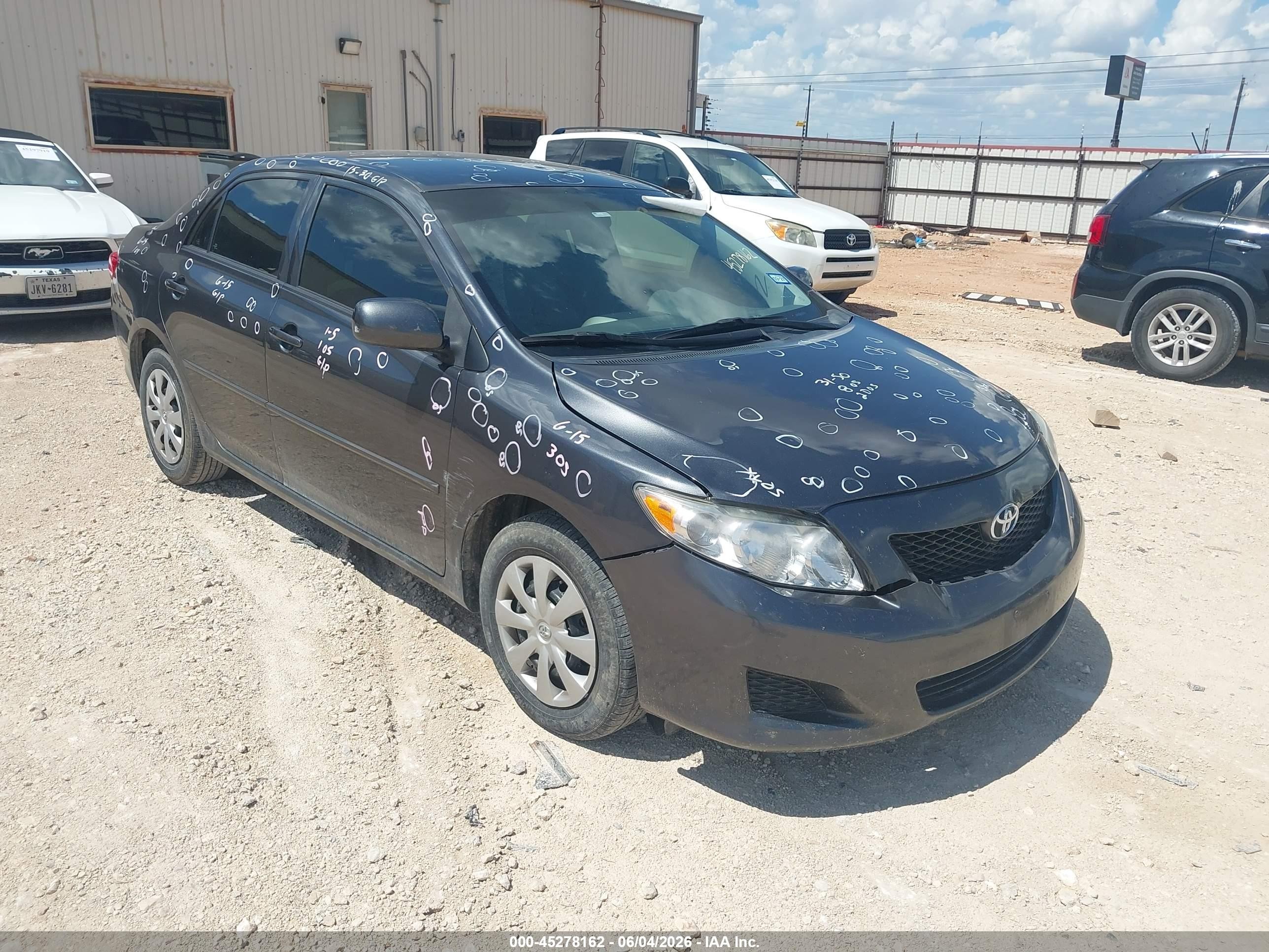 2010 Toyota Corolla Le Gray vin: 1NXBU4EE9AZ360267