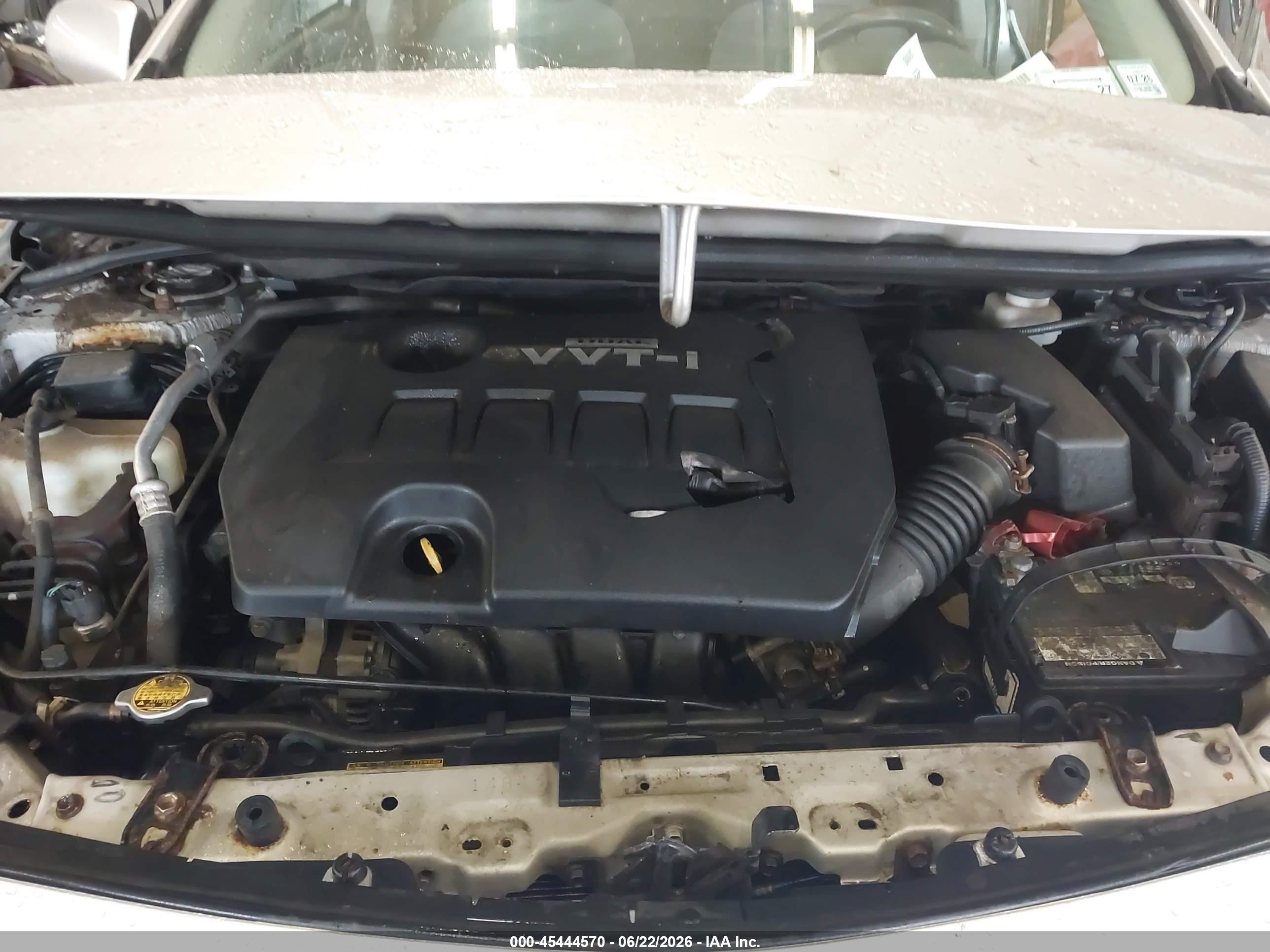 2010 Toyota Corolla Le Серебряный vin: 1NXBU4EE9AZ366408