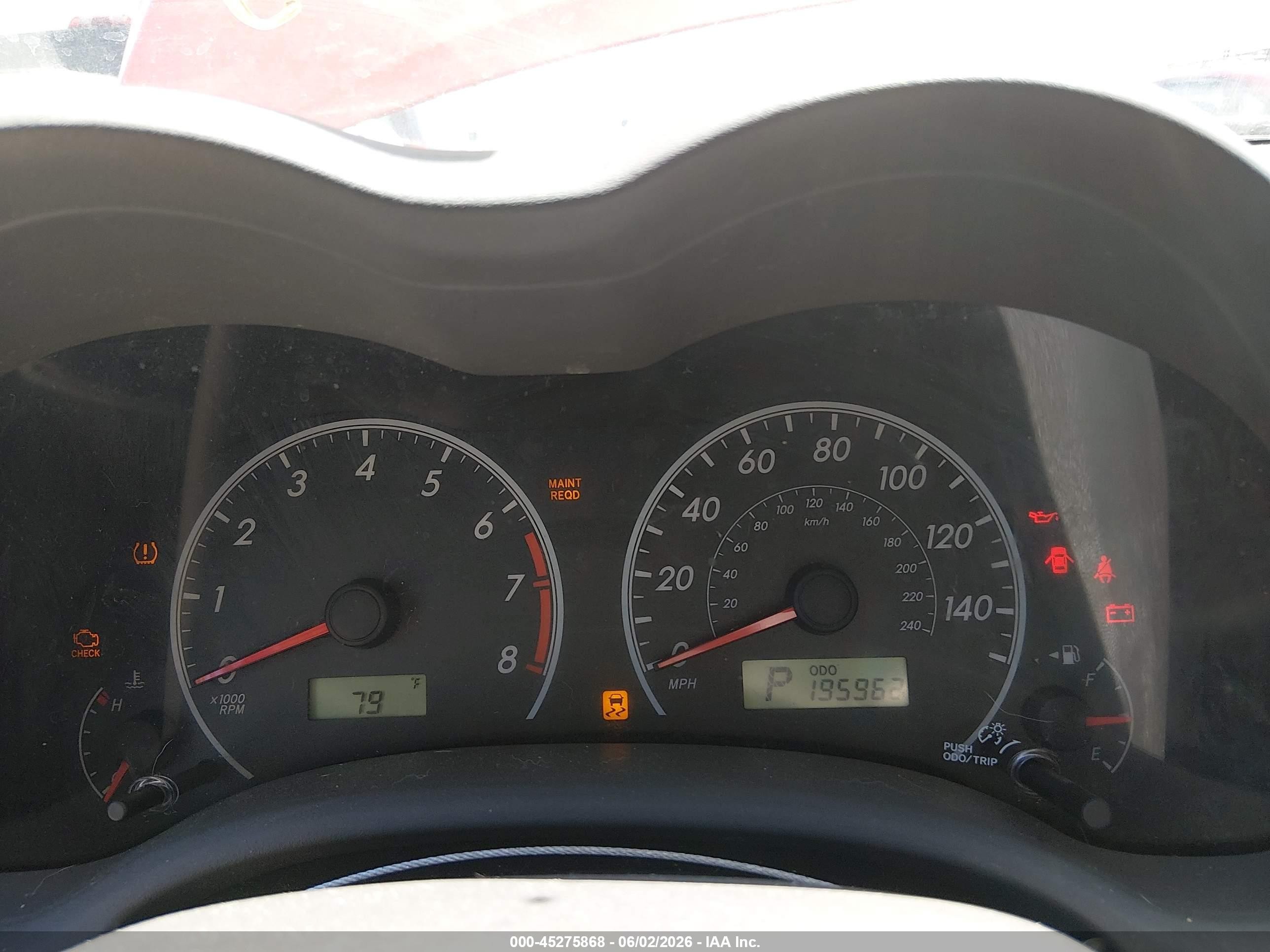 2010 Toyota Corolla Le Red vin: 1NXBU4EE9AZ373603