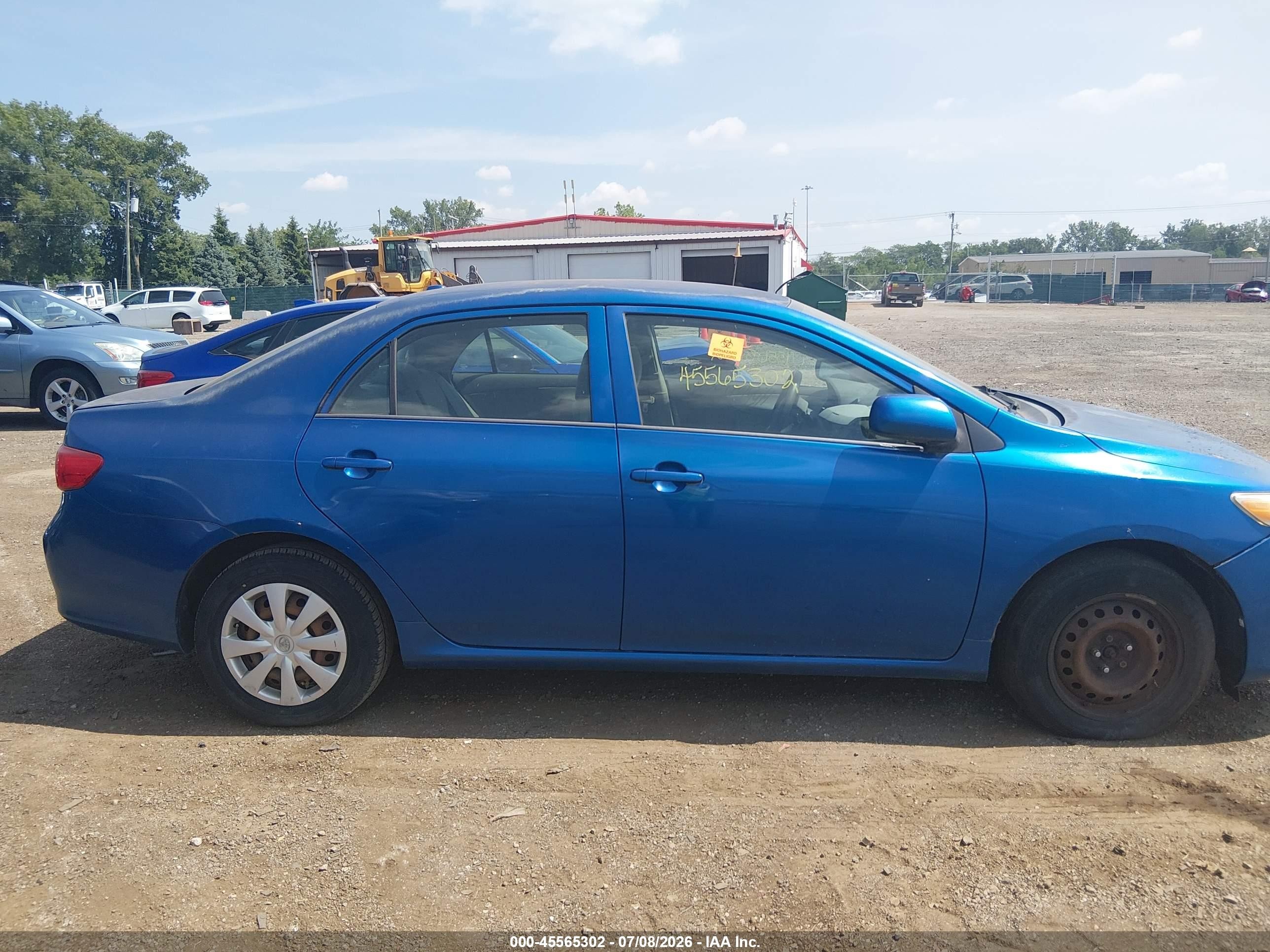 2010 Toyota Corolla Le Blue vin: 1NXBU4EEXAZ165472