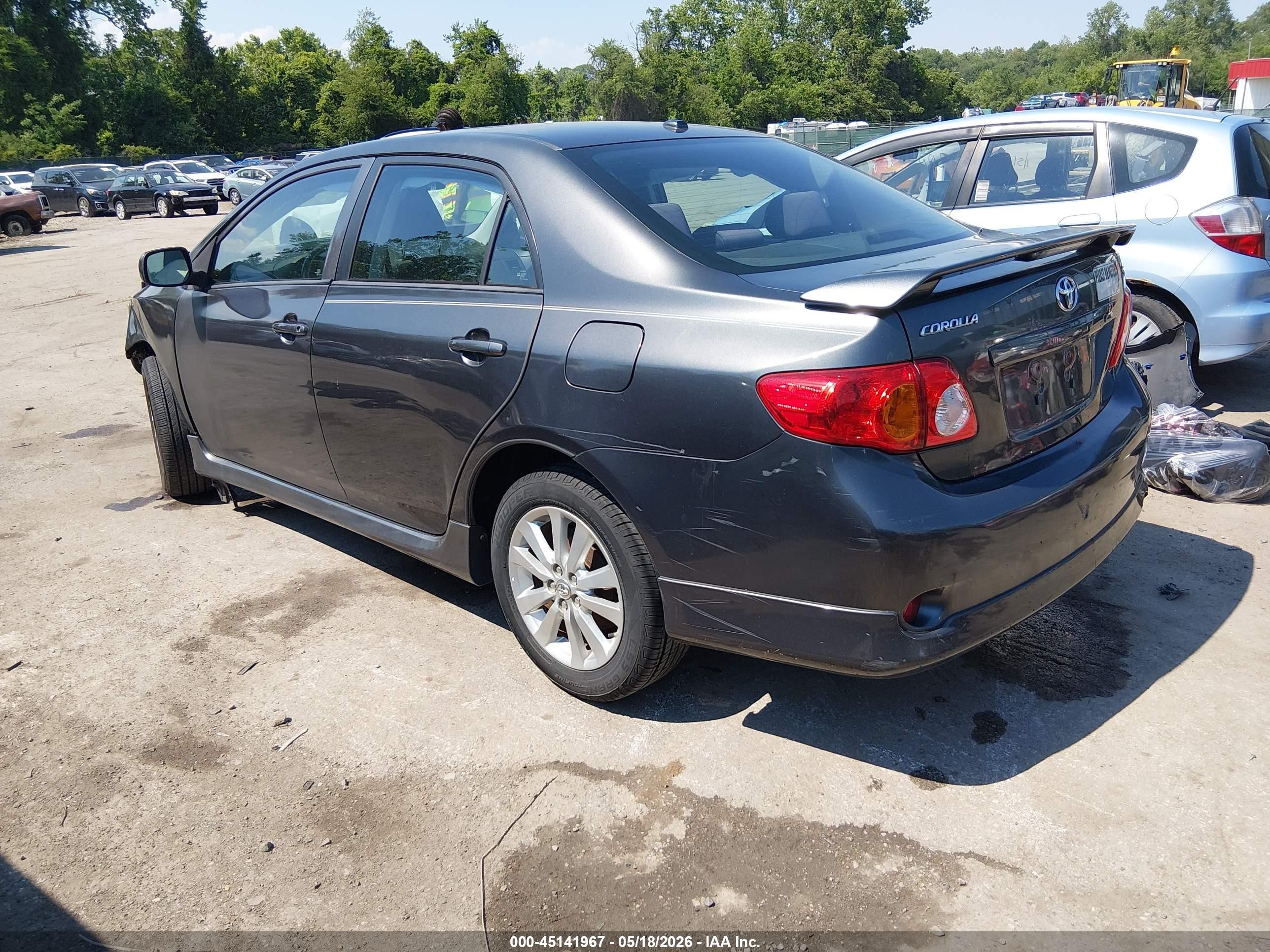 2010 Toyota Corolla S Gray vin: 1NXBU4EEXAZ172907