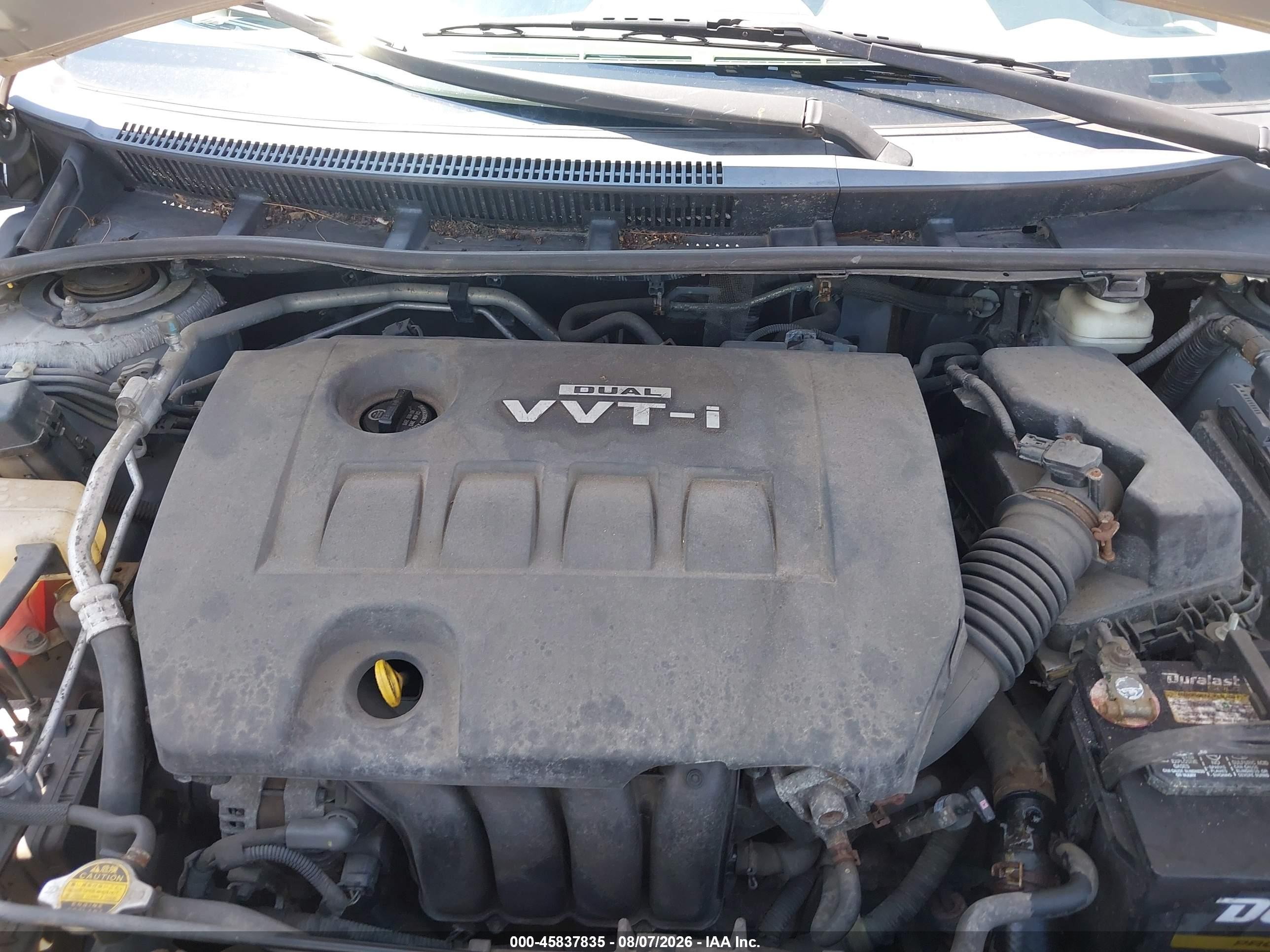 2010 Toyota Corolla Le Серебряный vin: 1NXBU4EEXAZ176567