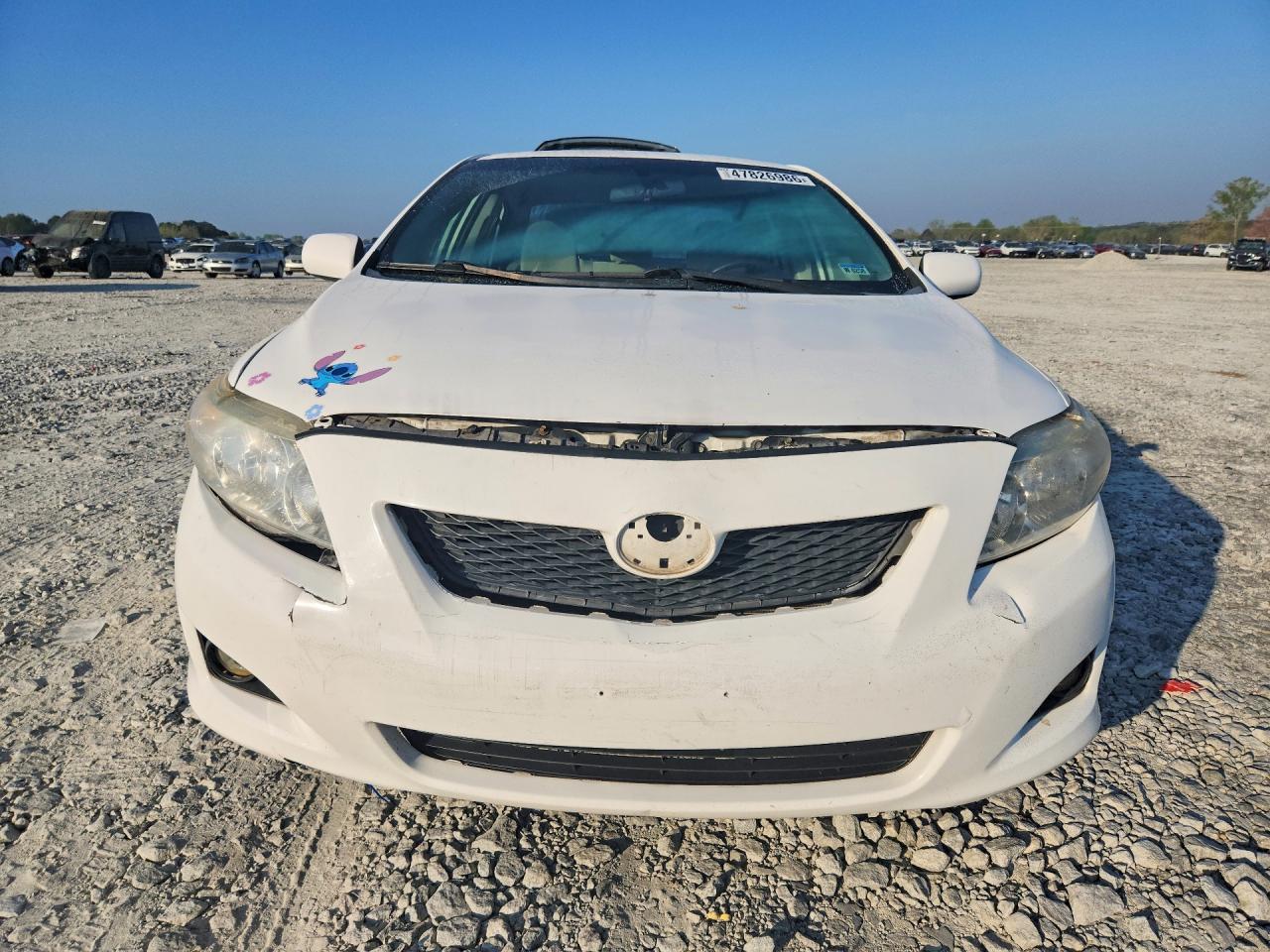 2010 Toyota Corolla Le White vin: 1NXBU4EEXAZ176763