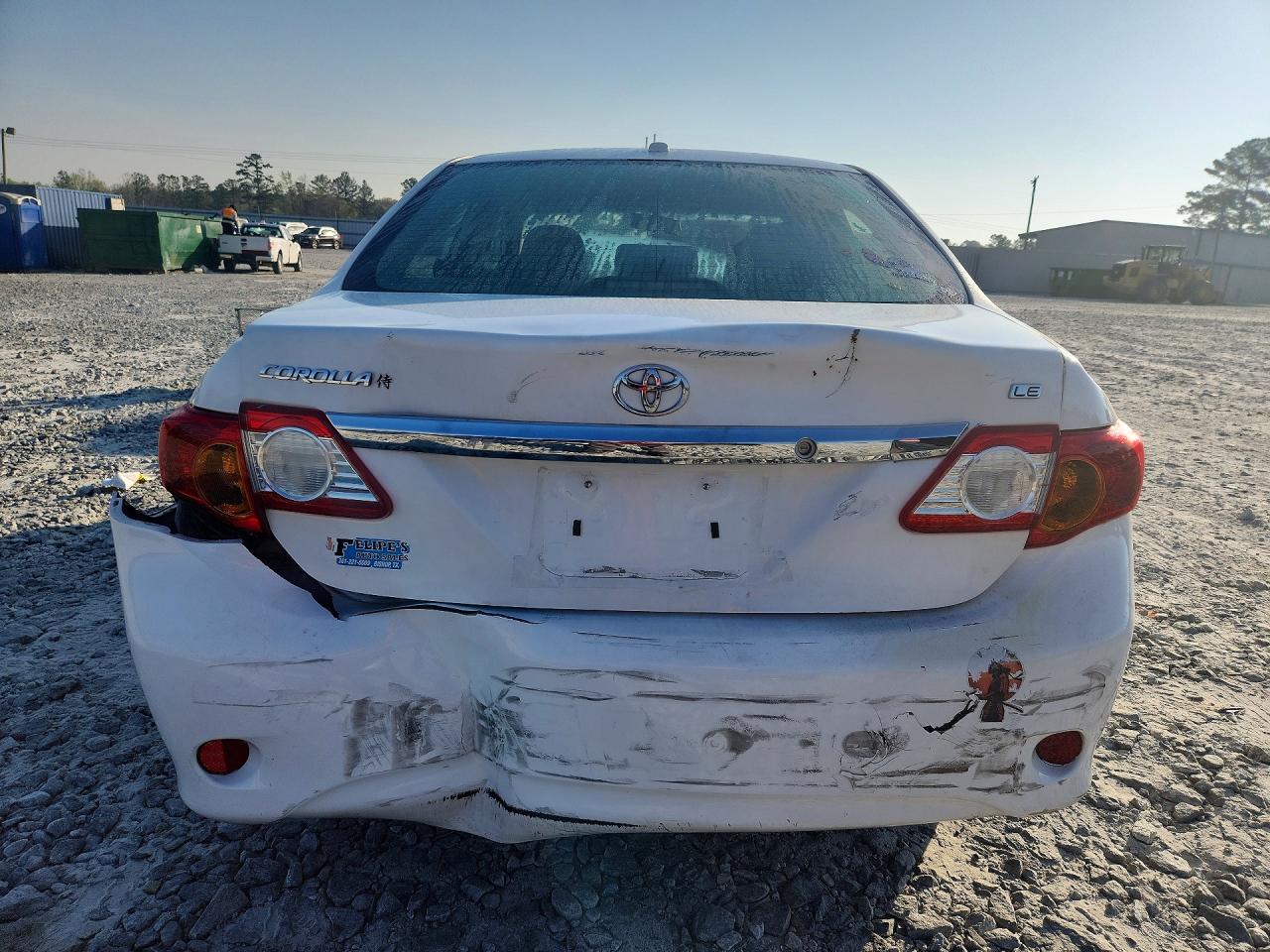 2010 Toyota Corolla Le White vin: 1NXBU4EEXAZ176763