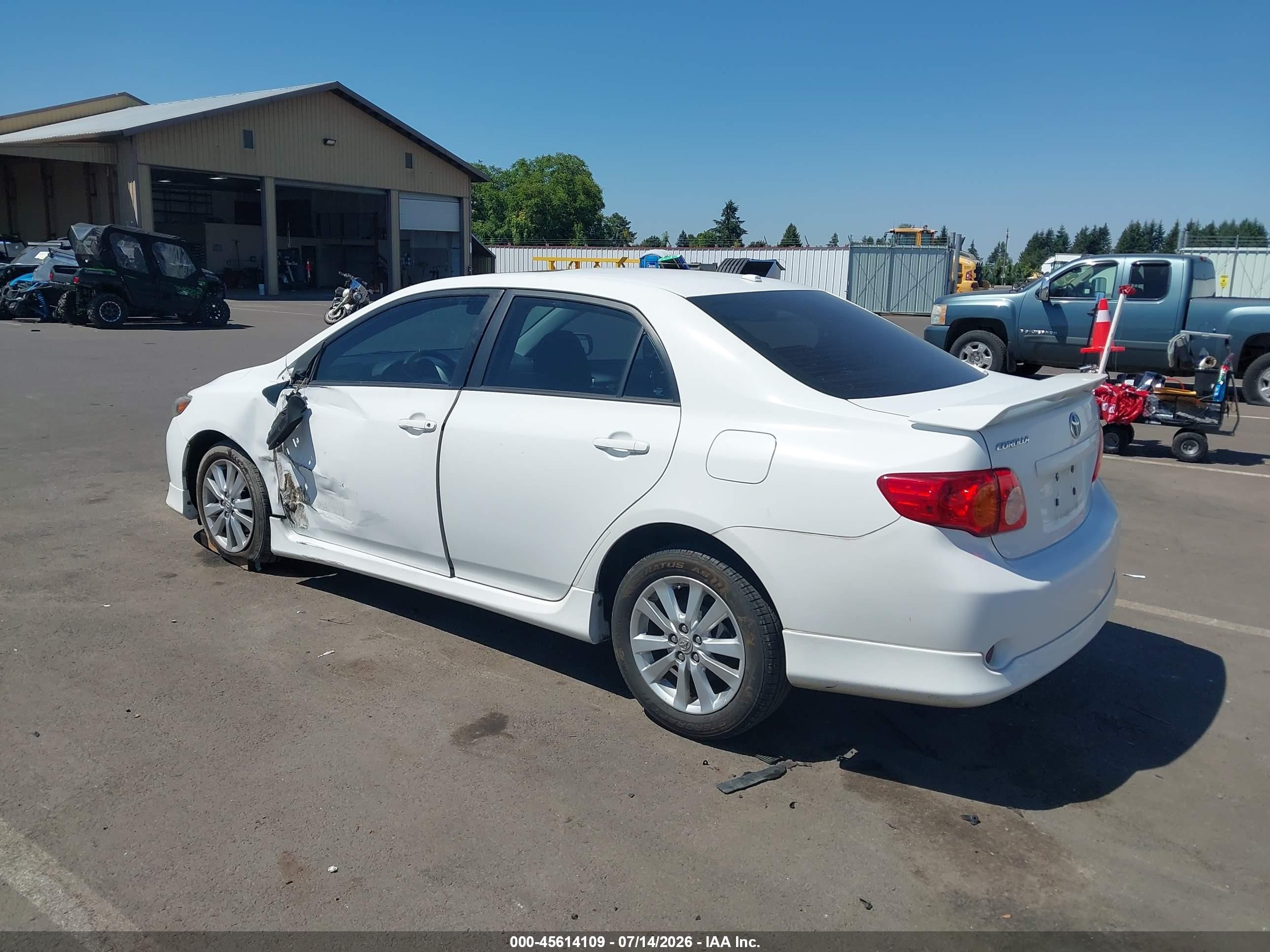 2010 Toyota Corolla S White vin: 1NXBU4EEXAZ181980