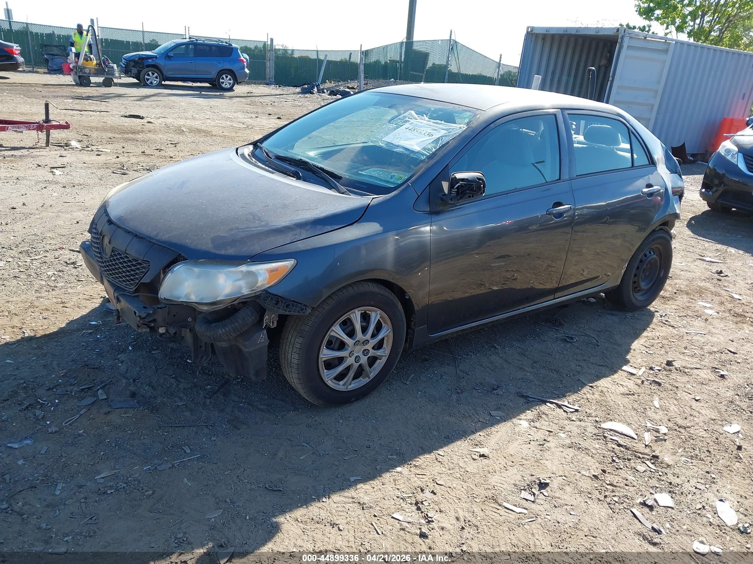 2010 Toyota Corolla   Gray vin: 1NXBU4EEXAZ183910