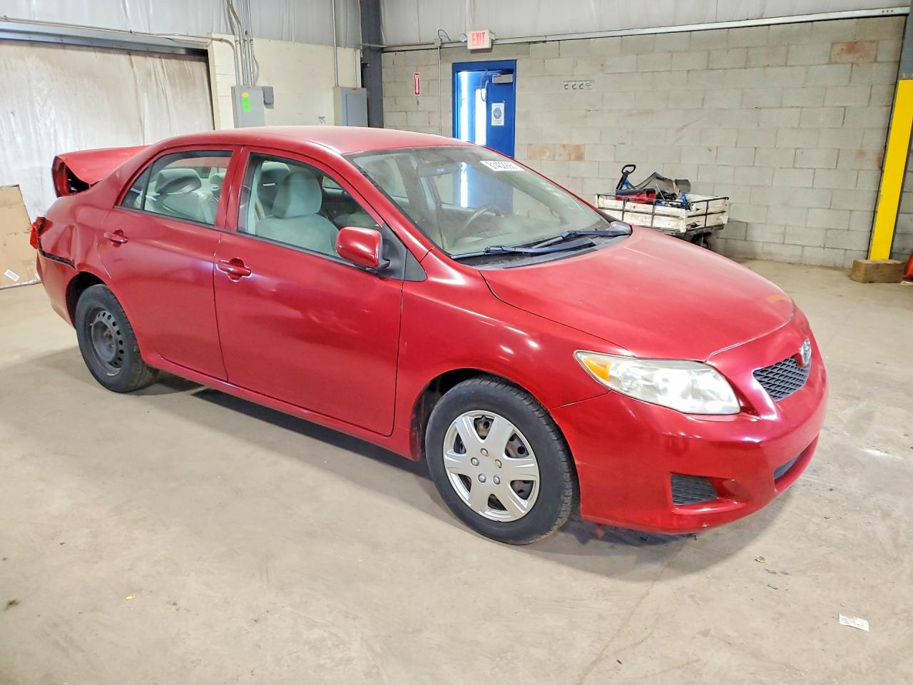 2010 Toyota Corolla Le Красный vin: 1NXBU4EEXAZ188315