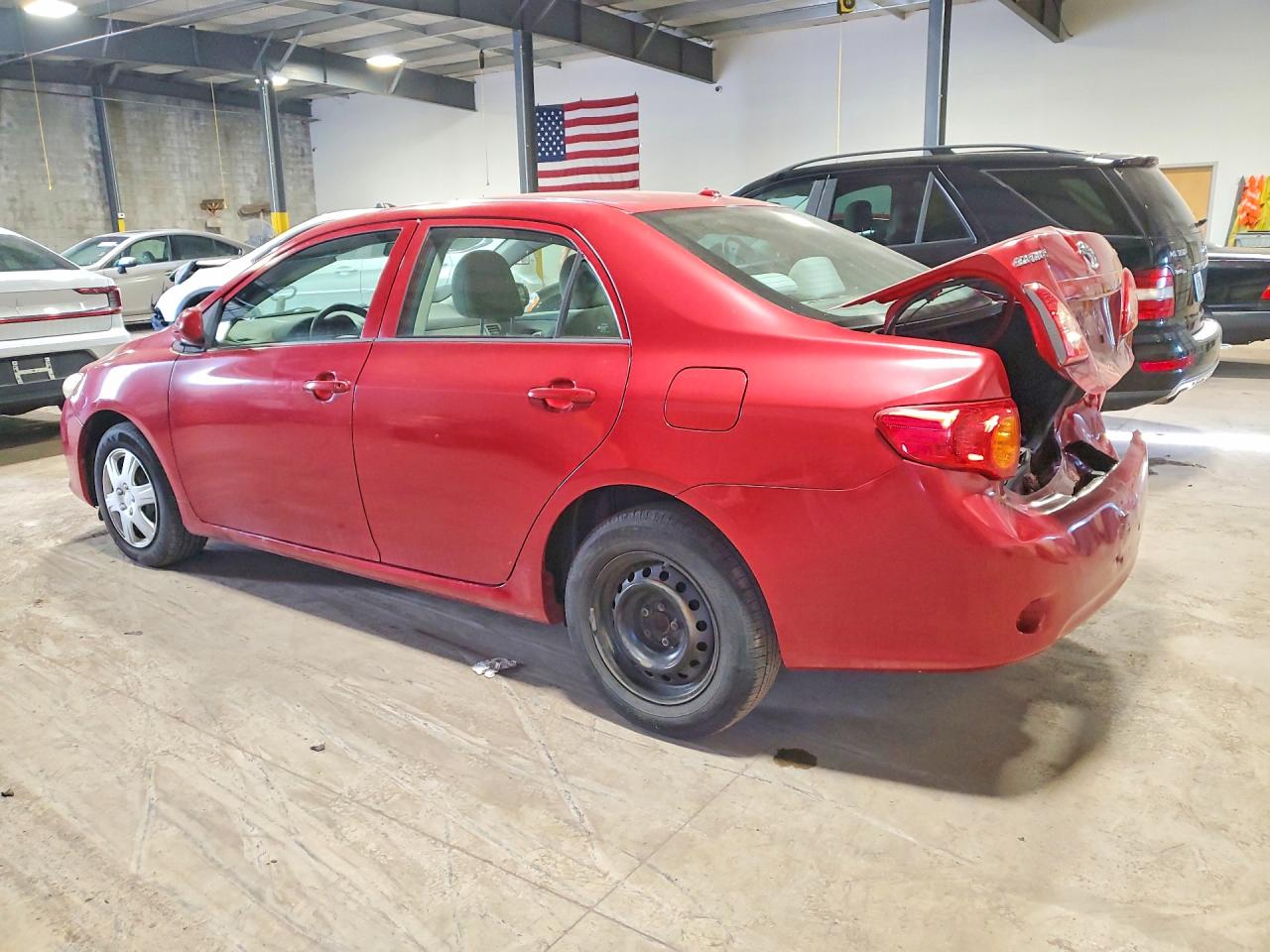 2010 Toyota Corolla Le Красный vin: 1NXBU4EEXAZ188315