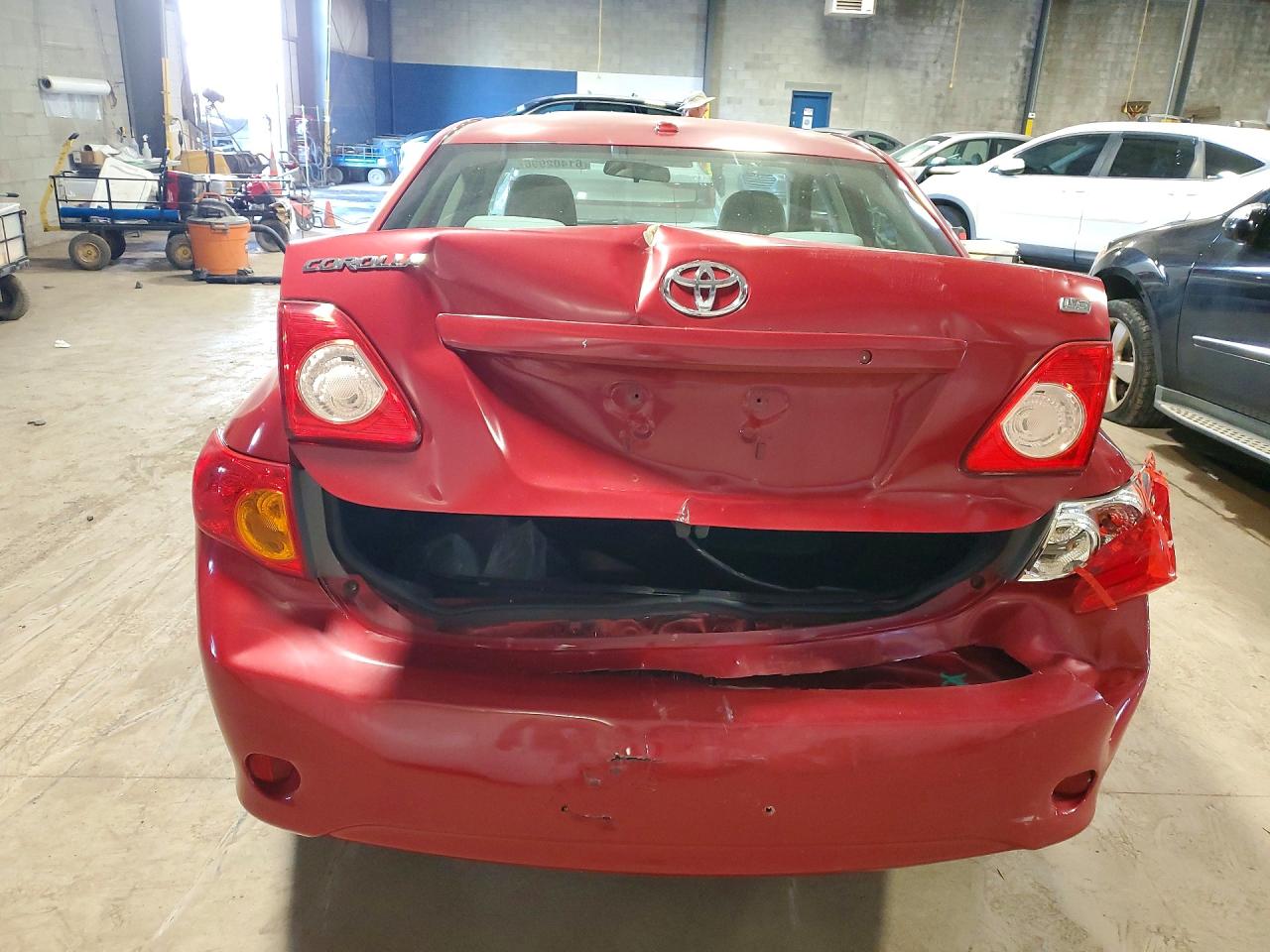2010 Toyota Corolla Le Красный vin: 1NXBU4EEXAZ188315