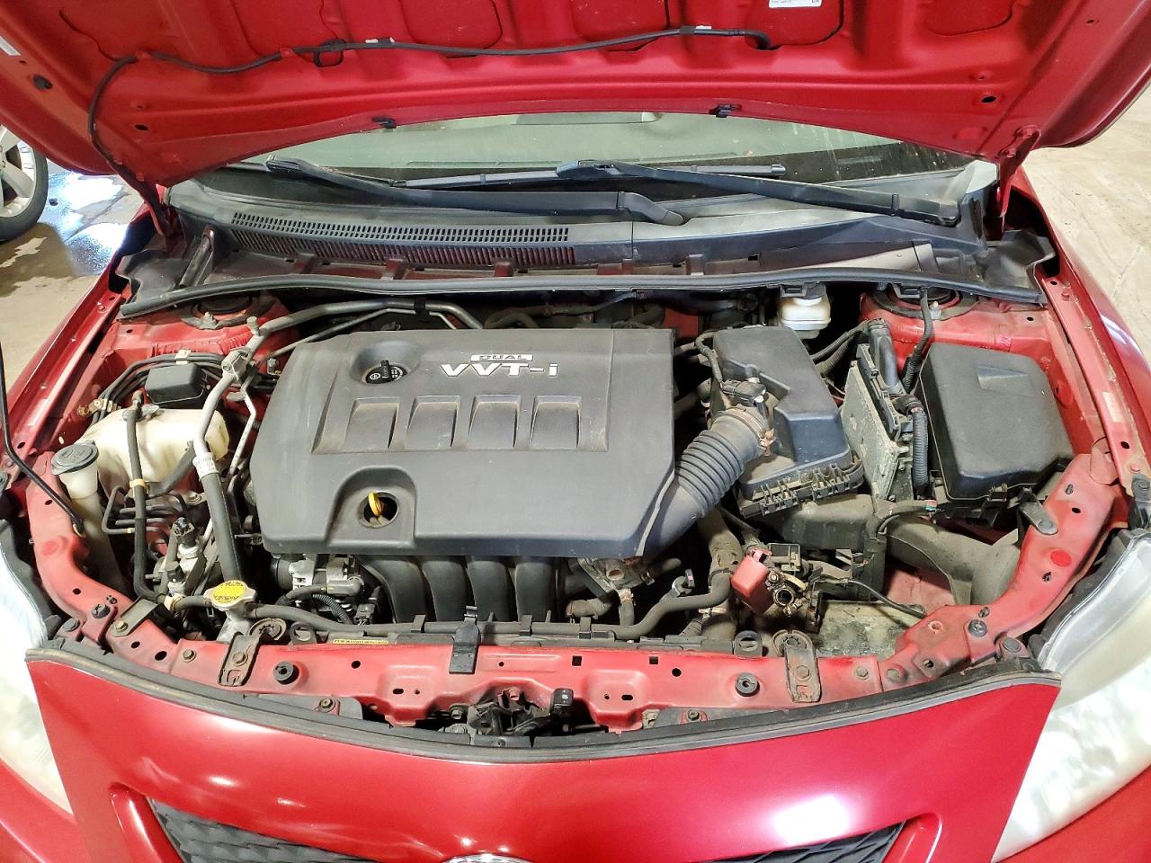 2010 Toyota Corolla Le Красный vin: 1NXBU4EEXAZ188315