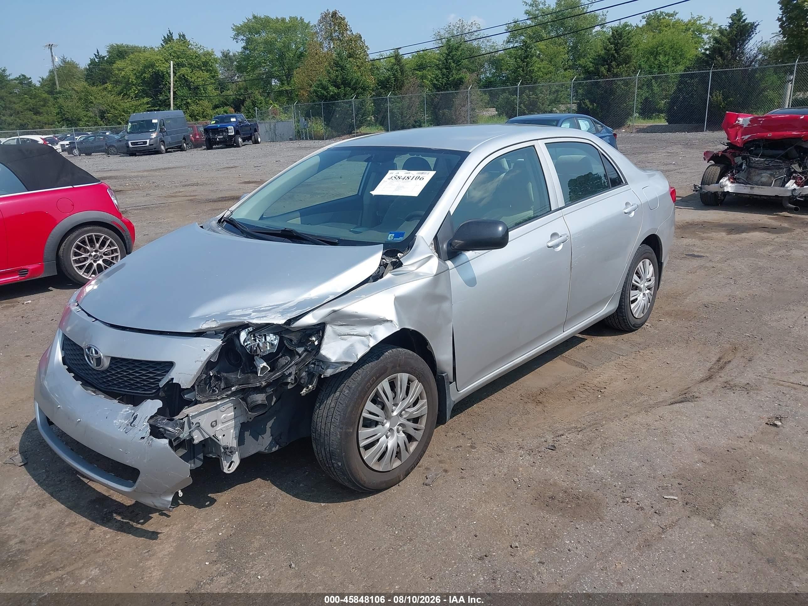 2010 Toyota Corolla S/le/xle Silver vin: 1NXBU4EEXAZ204447
