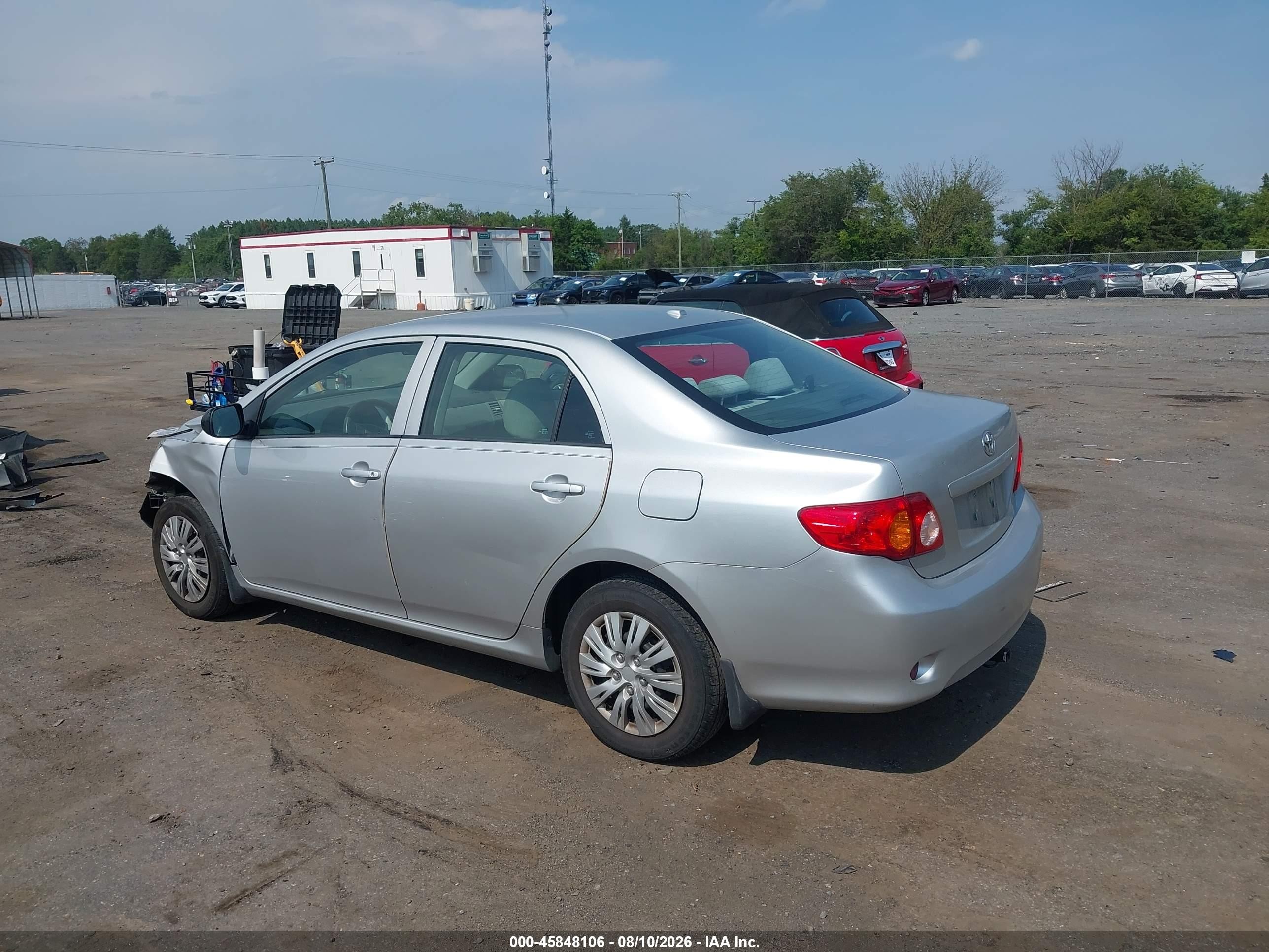 2010 Toyota Corolla S/le/xle Silver vin: 1NXBU4EEXAZ204447