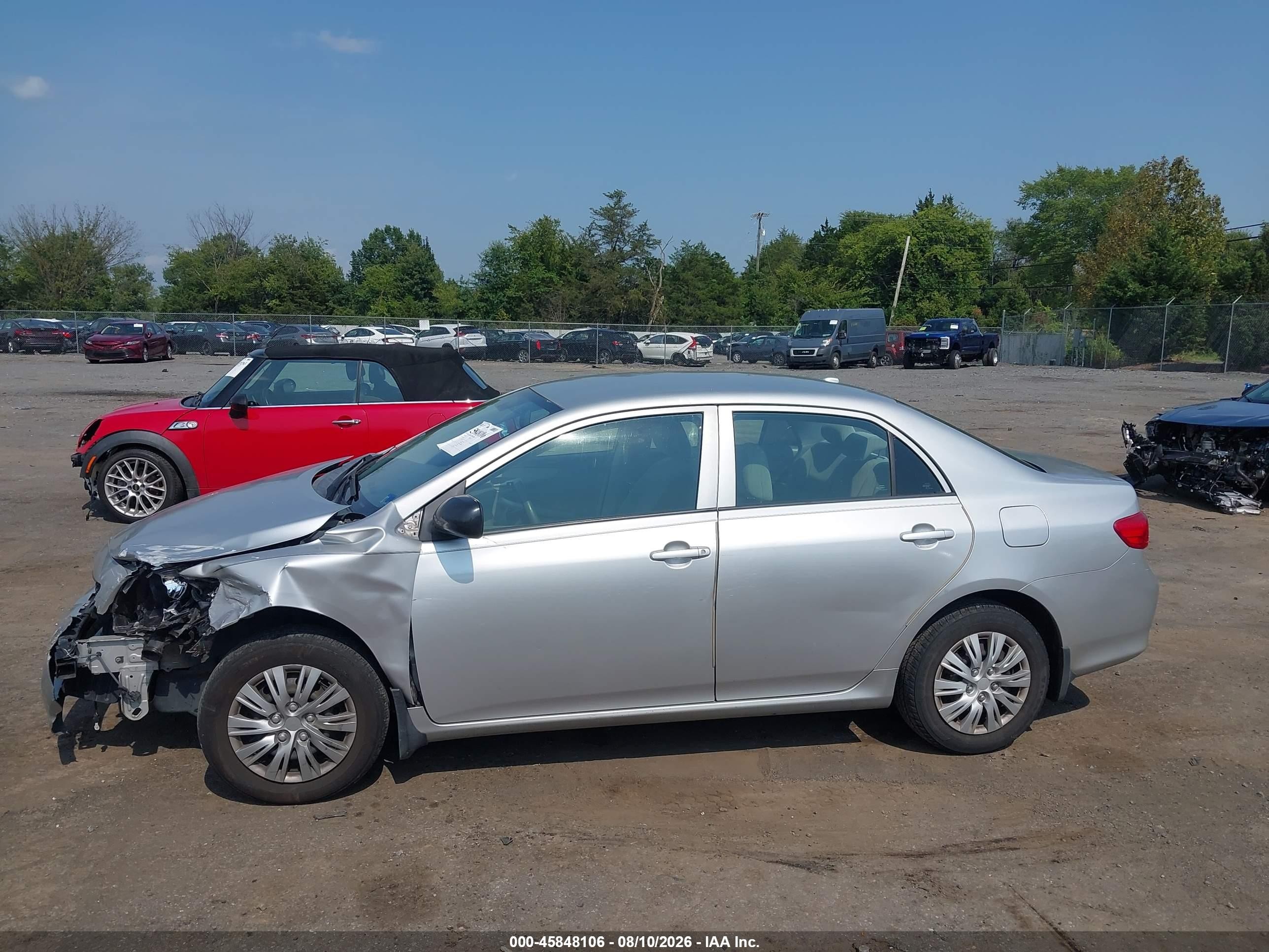 2010 Toyota Corolla S/le/xle Silver vin: 1NXBU4EEXAZ204447