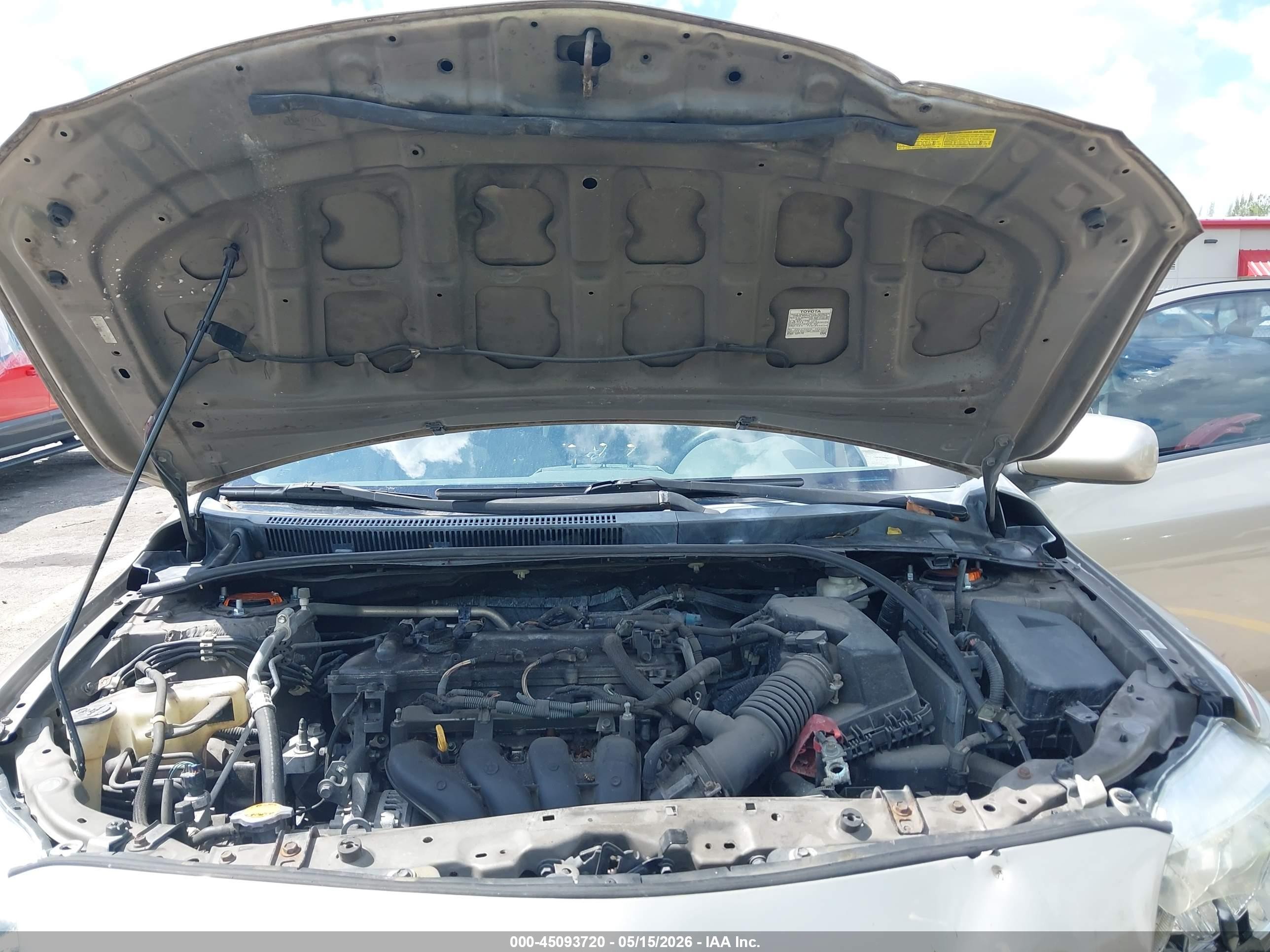 2010 Toyota Corolla Le Cream vin: 1NXBU4EEXAZ205548