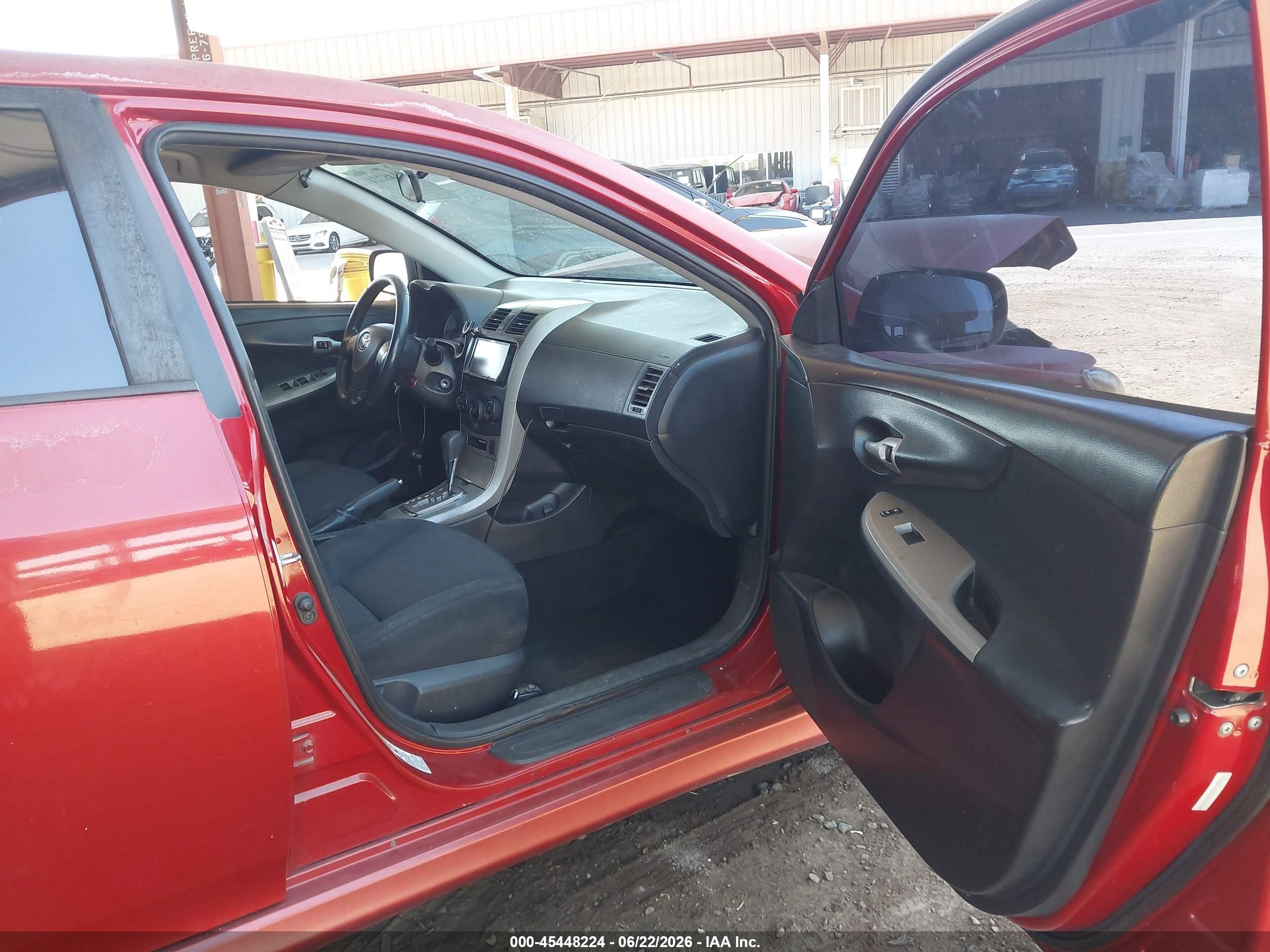 2010 Toyota Corolla S Red vin: 1NXBU4EEXAZ236251