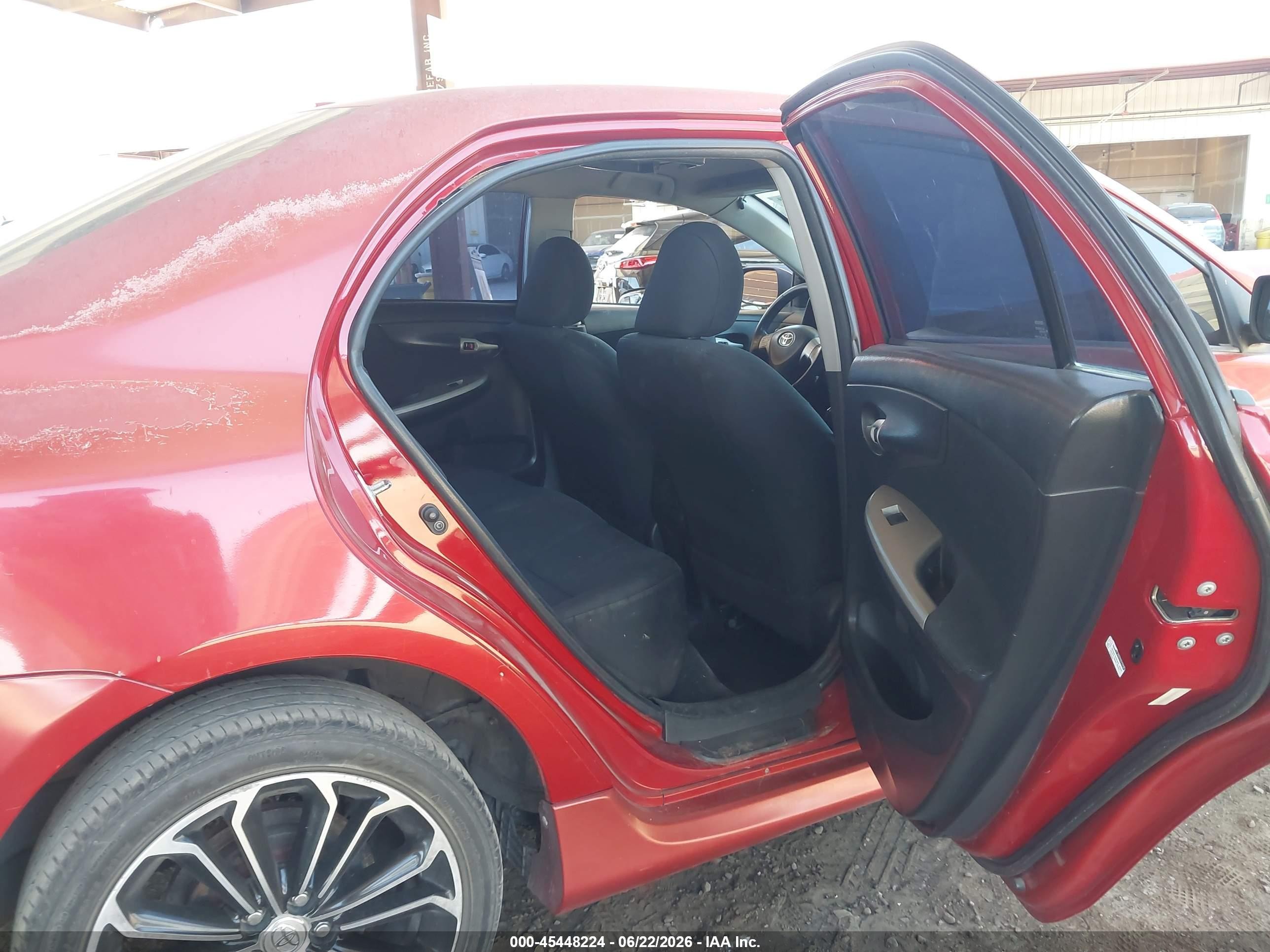 2010 Toyota Corolla S Red vin: 1NXBU4EEXAZ236251