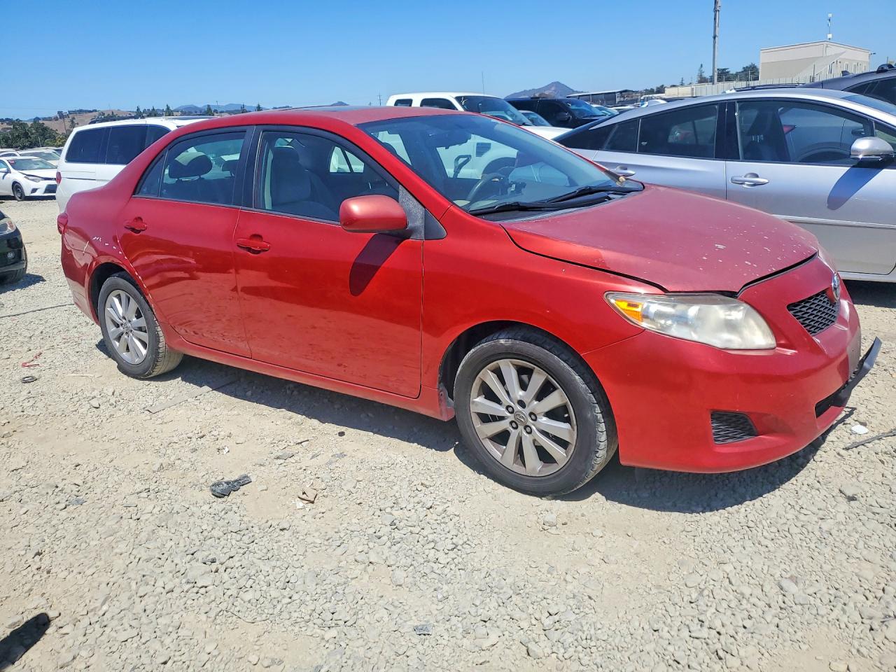 2010 Toyota Corolla Xle Red vin: 1NXBU4EEXAZ247833