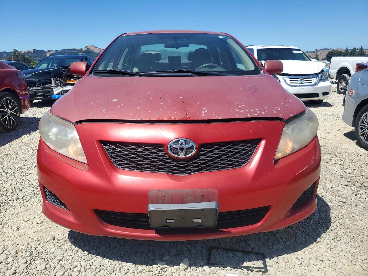 2010 Toyota Corolla Xle Red vin: 1NXBU4EEXAZ247833