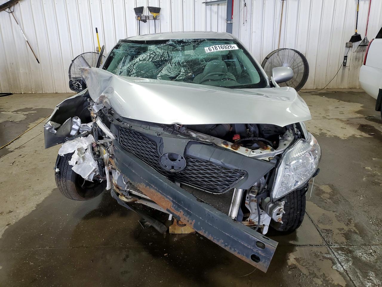 2010 Toyota Corolla Le Silver vin: 1NXBU4EEXAZ279357