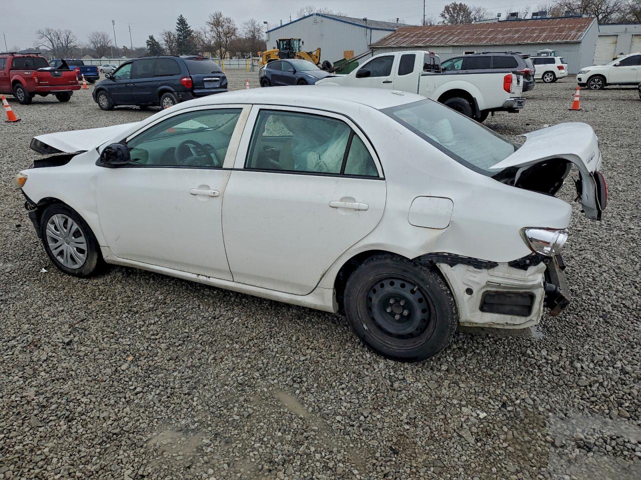 2010 Toyota Corolla Le White vin: 1NXBU4EEXAZ280878