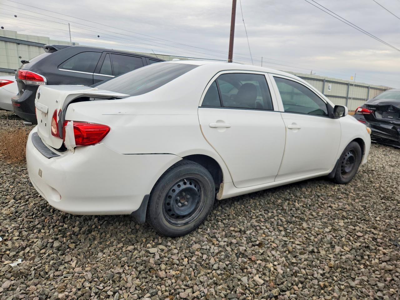 2010 Toyota Corolla Le White vin: 1NXBU4EEXAZ282159