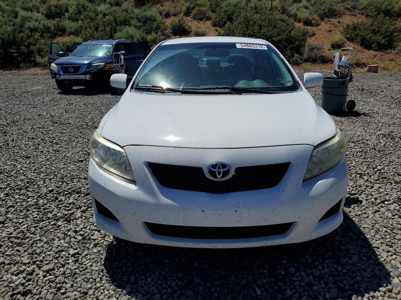 2010 Toyota Corolla Le White vin: 1NXBU4EEXAZ282159