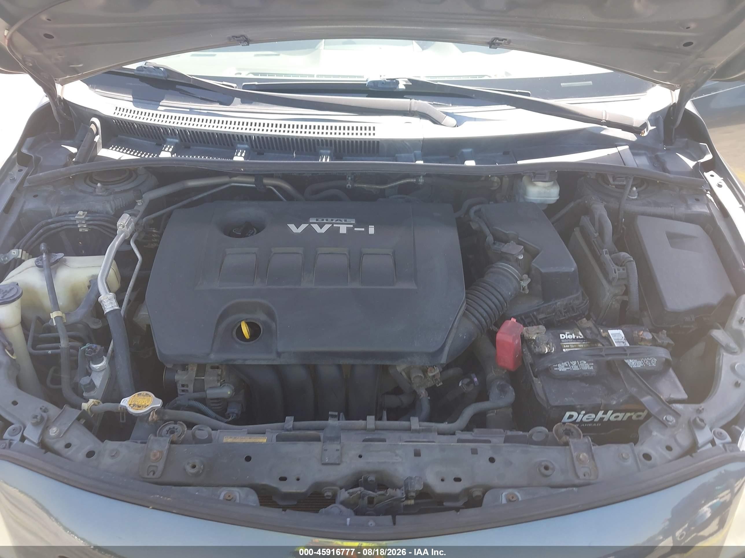 2010 Toyota Corolla Le Gray vin: 1NXBU4EEXAZ282825