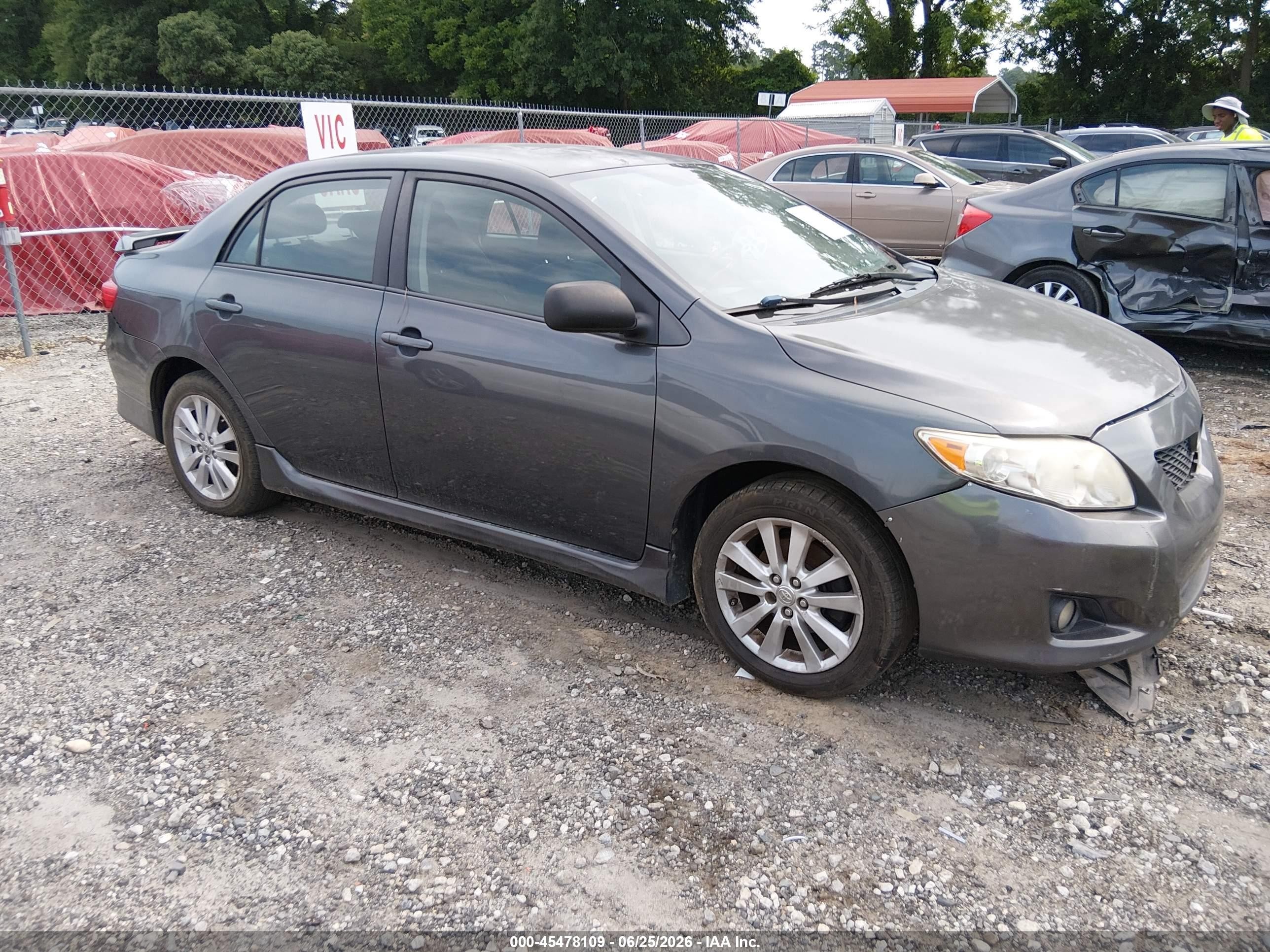 2010 Toyota Corolla S Gray vin: 1NXBU4EEXAZ291394