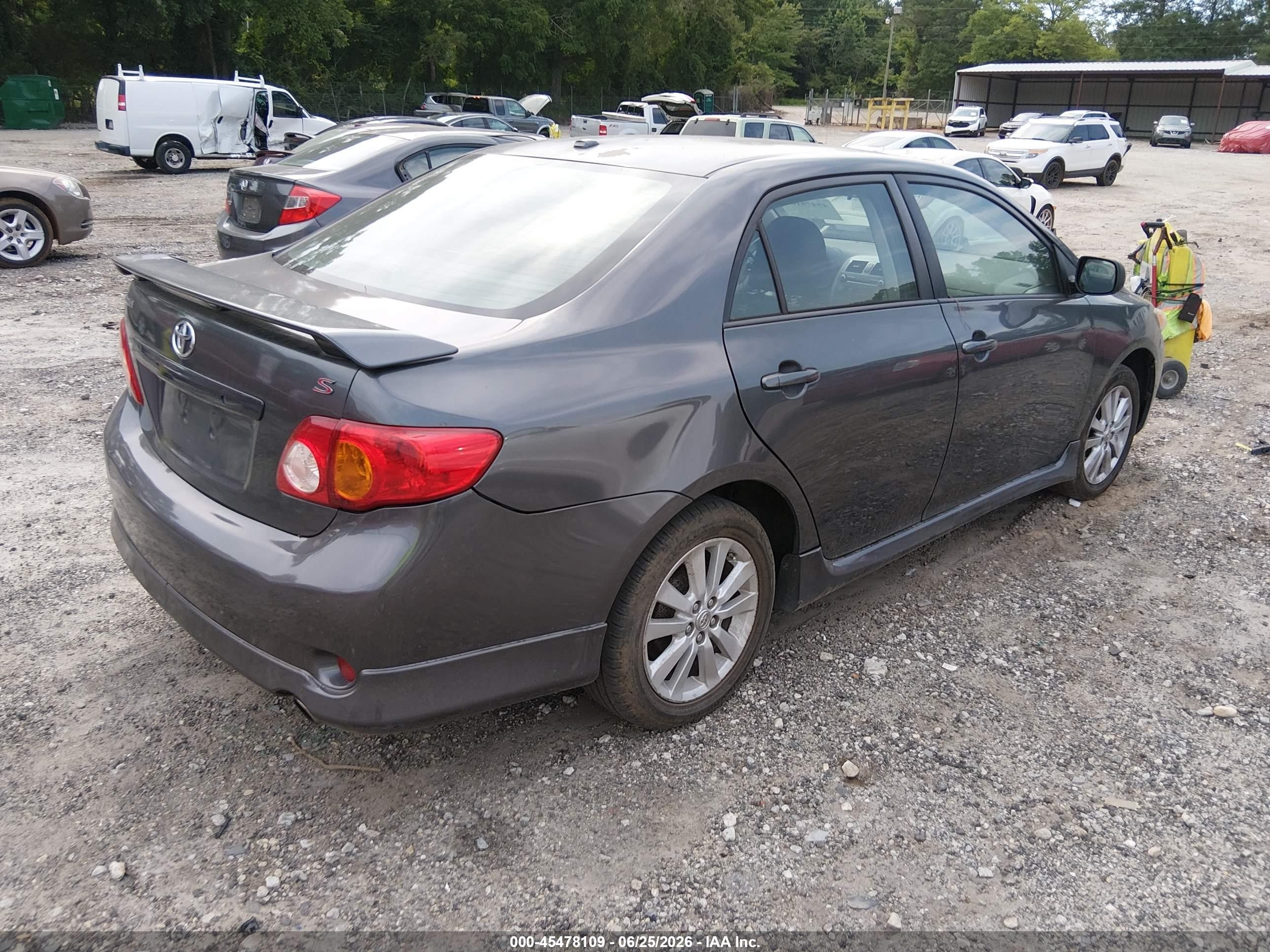 2010 Toyota Corolla S Gray vin: 1NXBU4EEXAZ291394