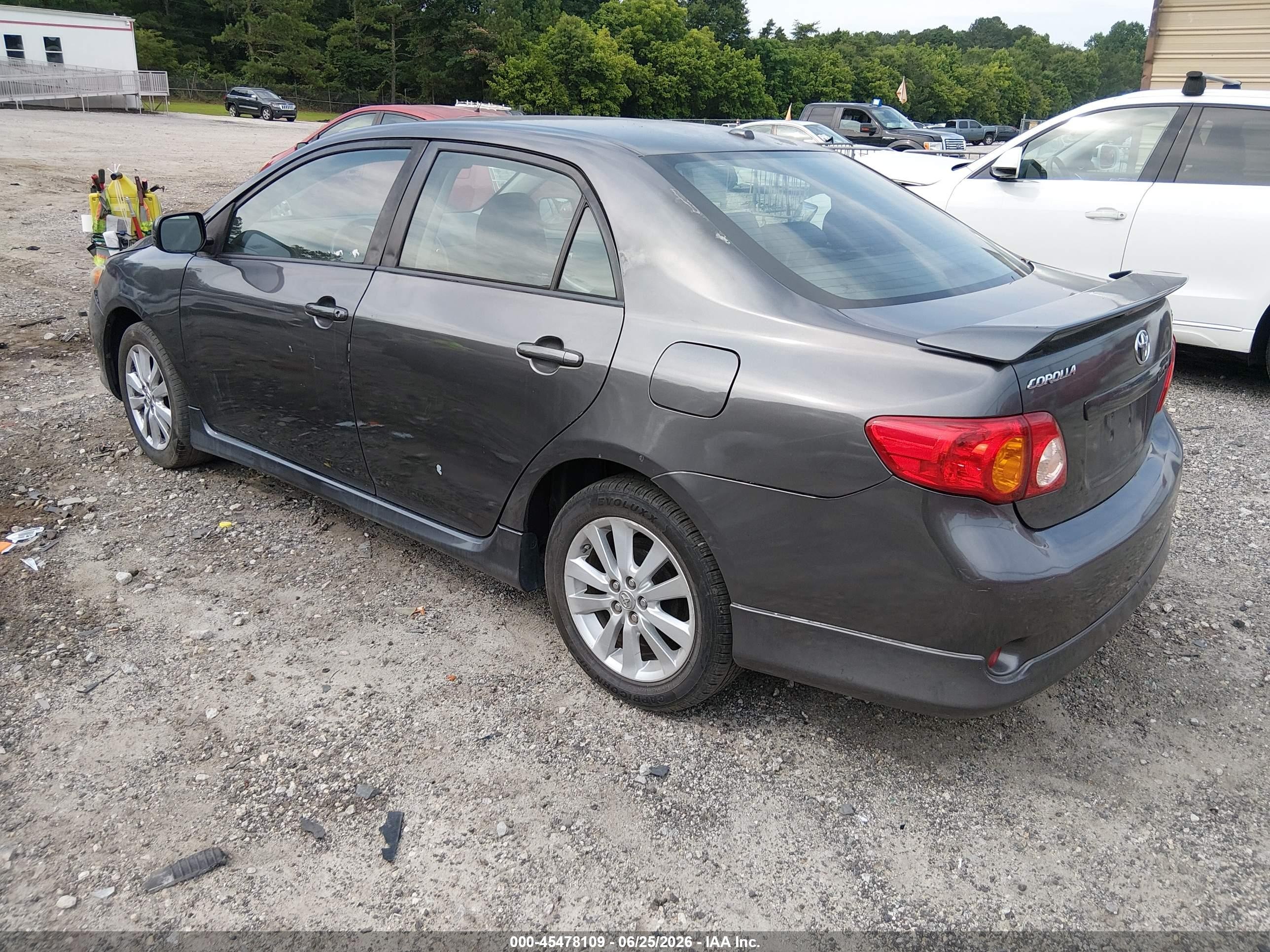 2010 Toyota Corolla S Gray vin: 1NXBU4EEXAZ291394
