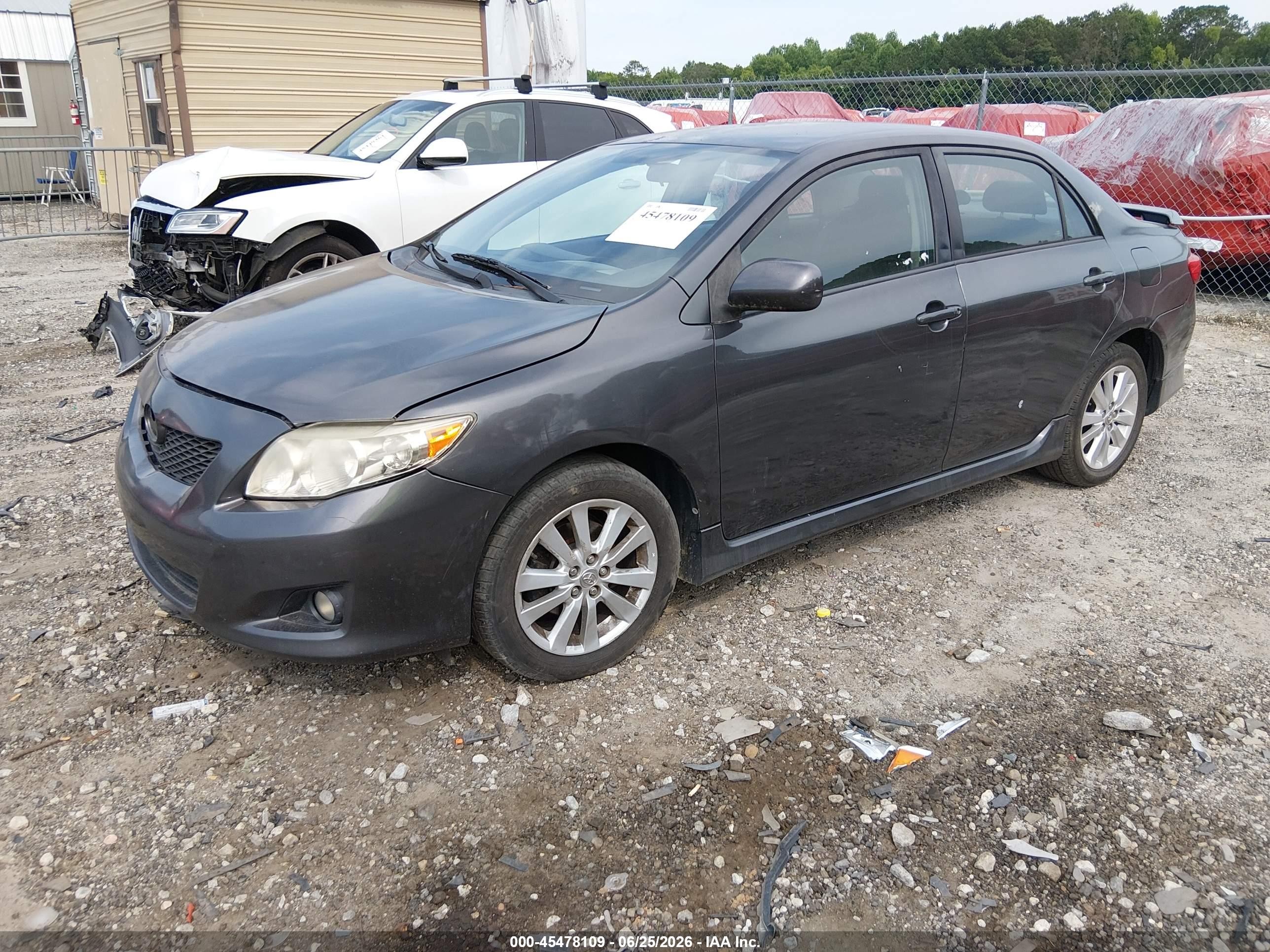 2010 Toyota Corolla S Gray vin: 1NXBU4EEXAZ291394