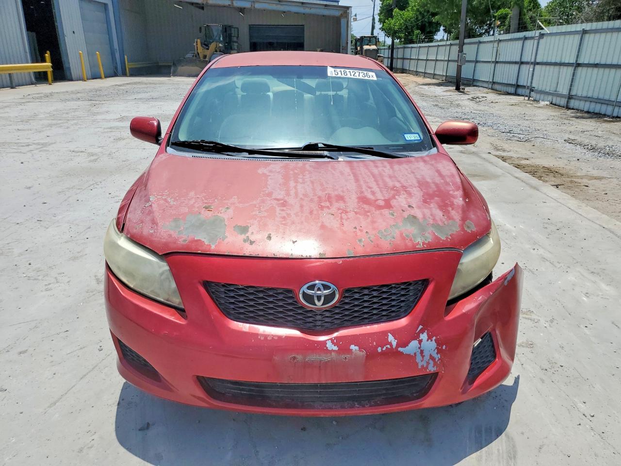 2010 Toyota Corolla Le Red vin: 1NXBU4EEXAZ291542
