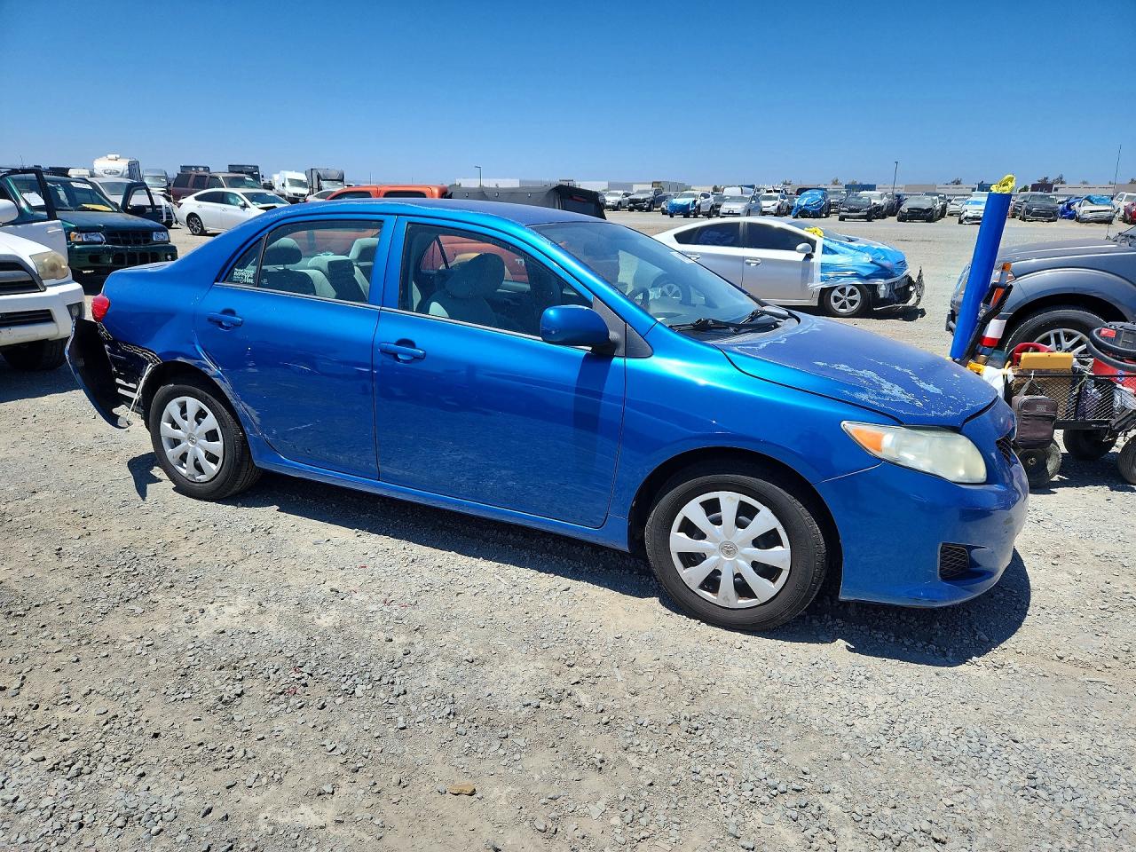 2010 Toyota Corolla Le Blue vin: 1NXBU4EEXAZ294604