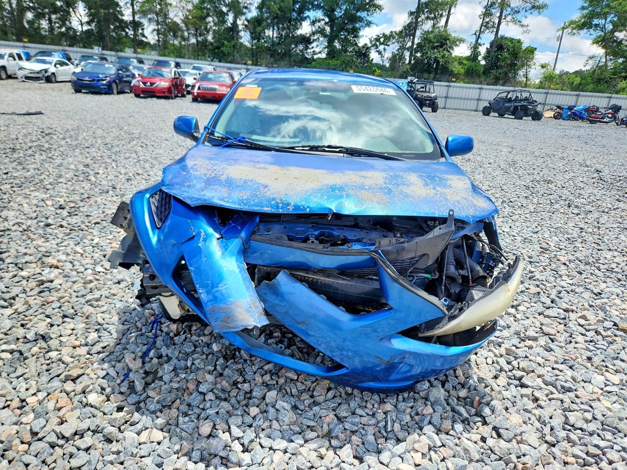 2010 Toyota Corolla Le Blue vin: 1NXBU4EEXAZ295266