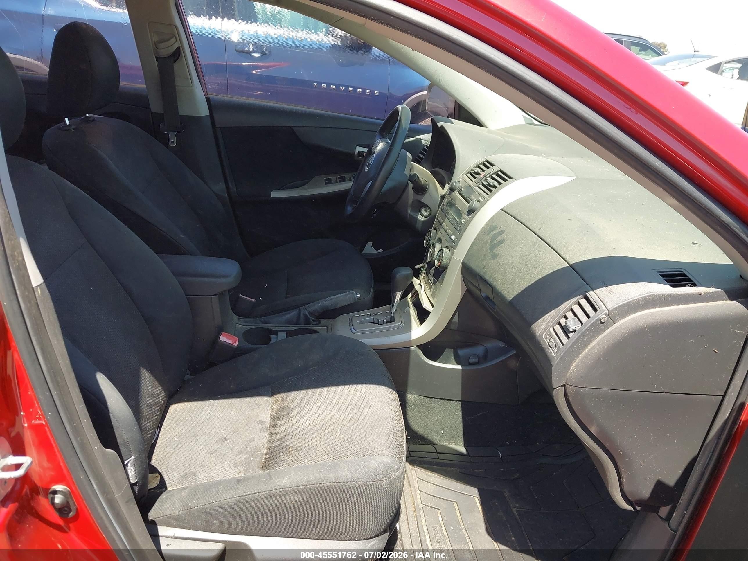 2010 Toyota Corolla S Red vin: 1NXBU4EEXAZ305052