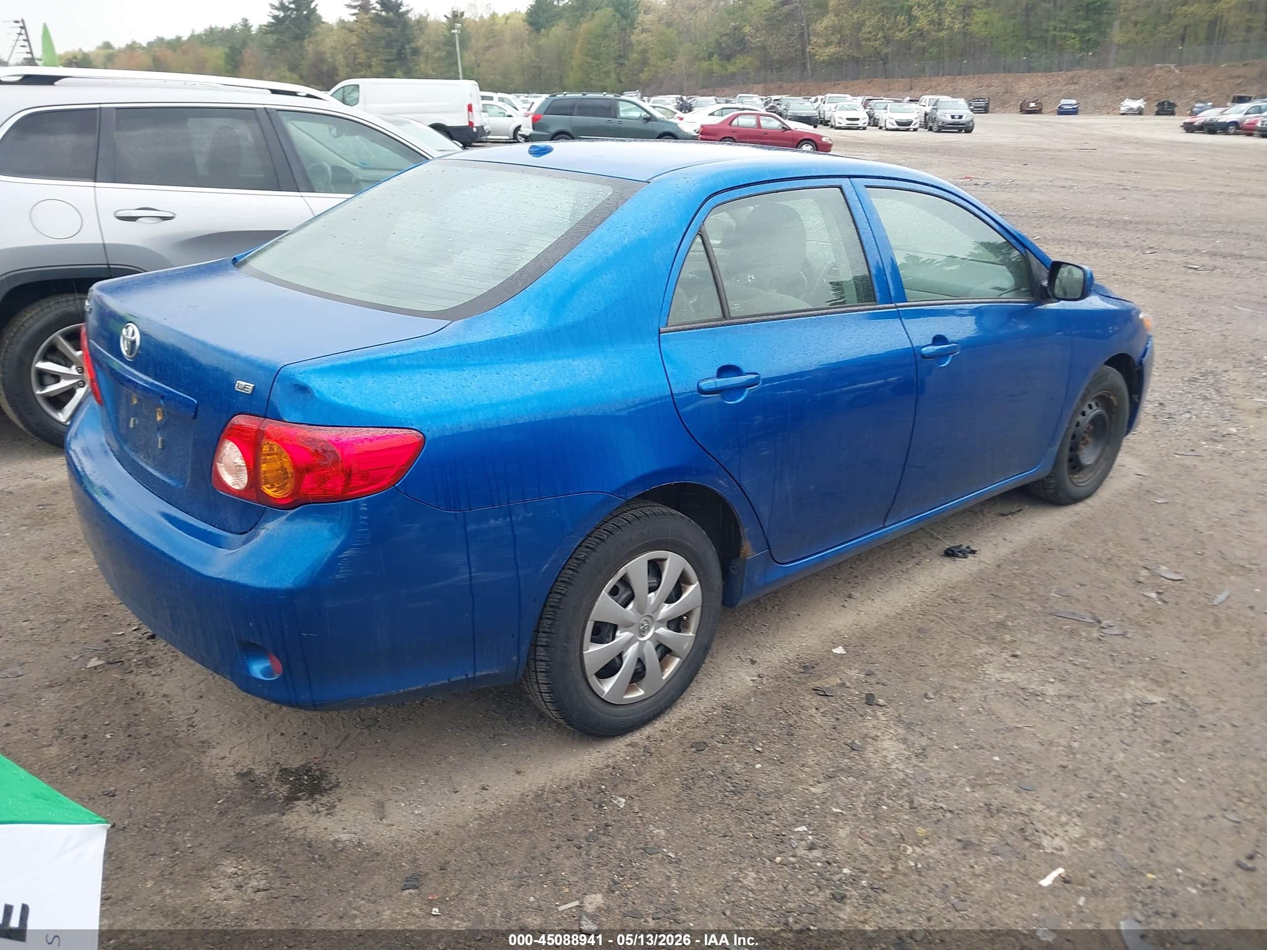 2010 Toyota Corolla Le Blue vin: 1NXBU4EEXAZ306296