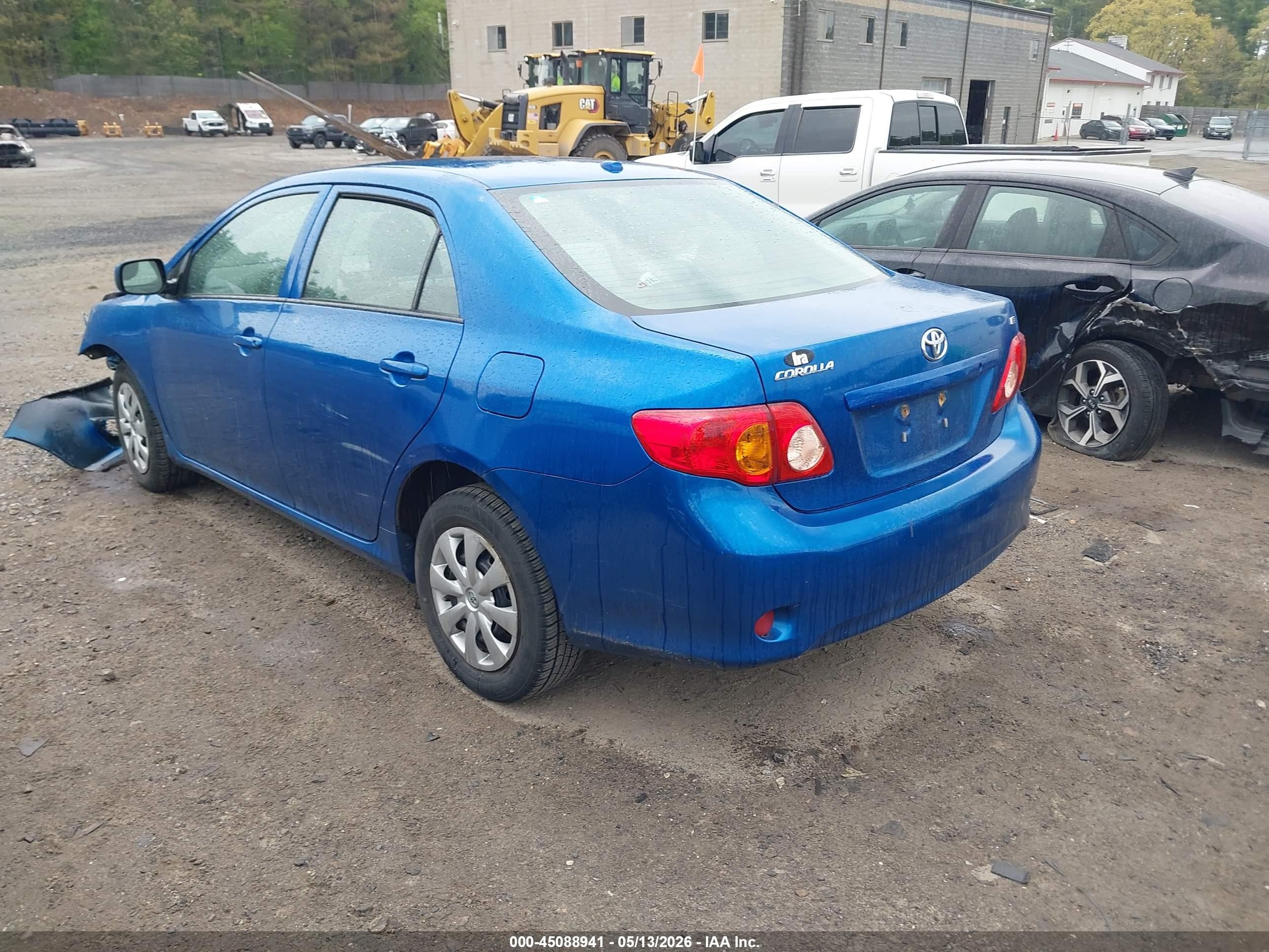 2010 Toyota Corolla Le Blue vin: 1NXBU4EEXAZ306296