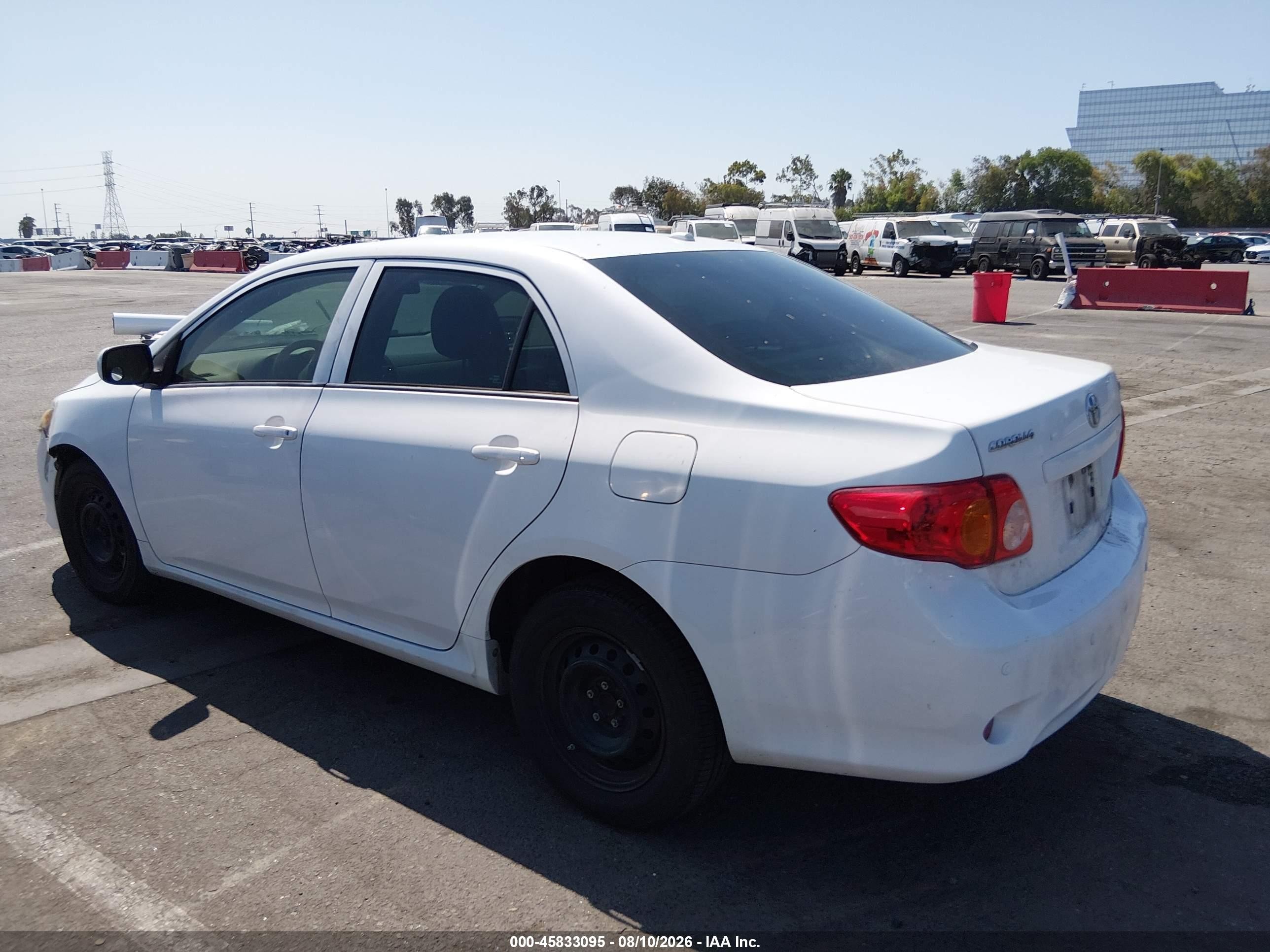 2010 Toyota Corolla Le Белый vin: 1NXBU4EEXAZ309652