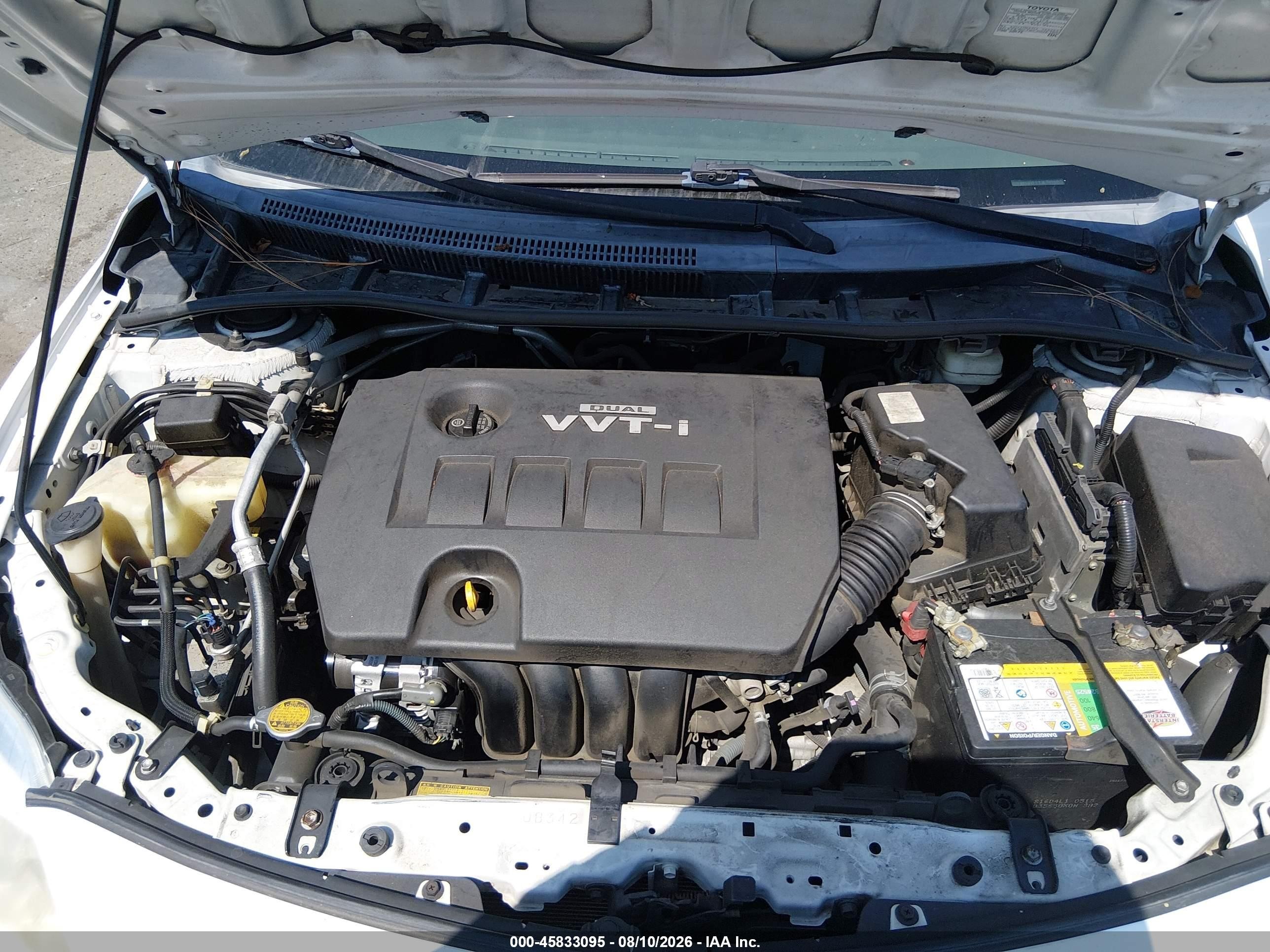 2010 Toyota Corolla Le Белый vin: 1NXBU4EEXAZ309652