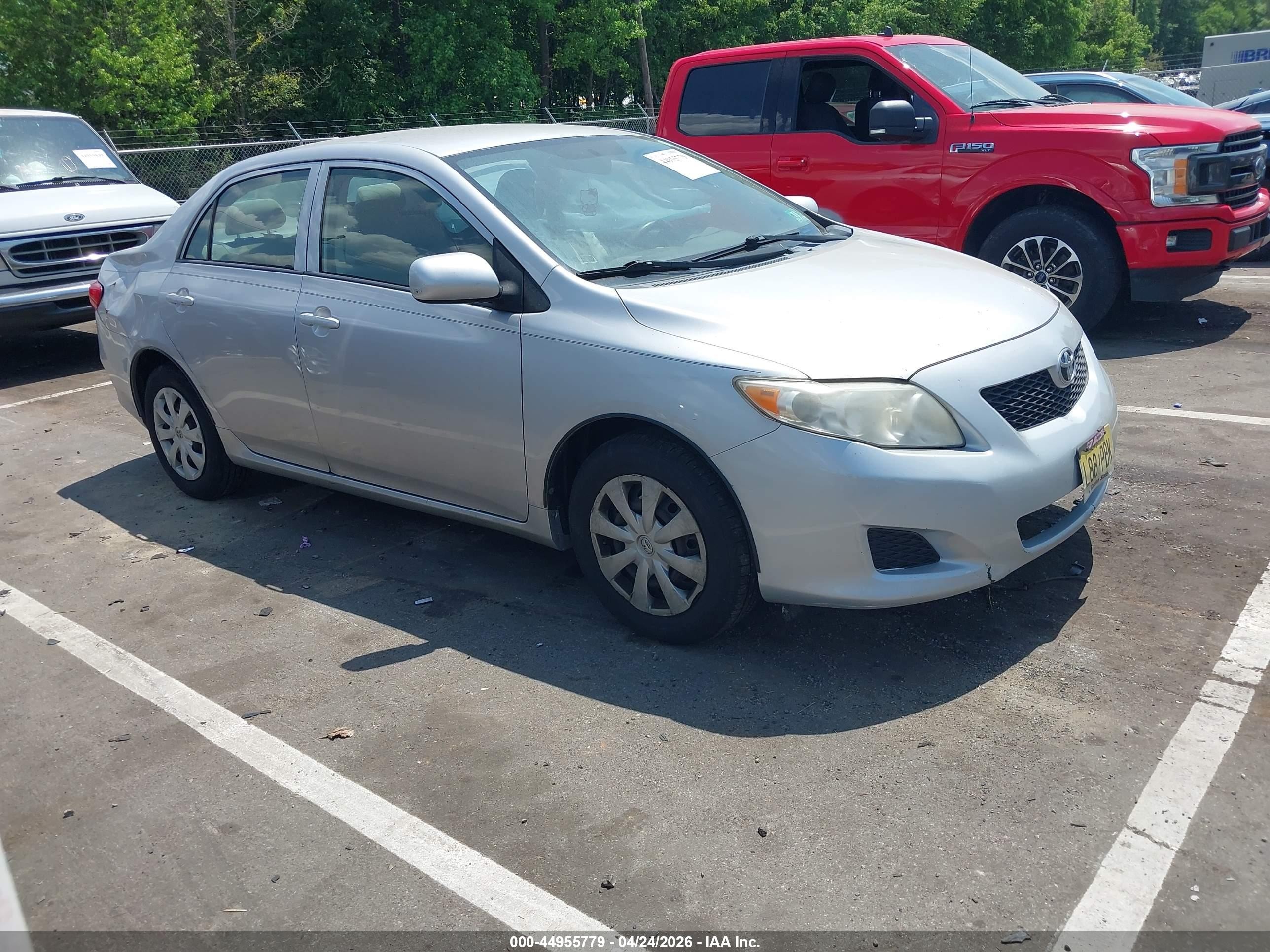 2010 Toyota Corolla Le Серый vin: 1NXBU4EEXAZ312907