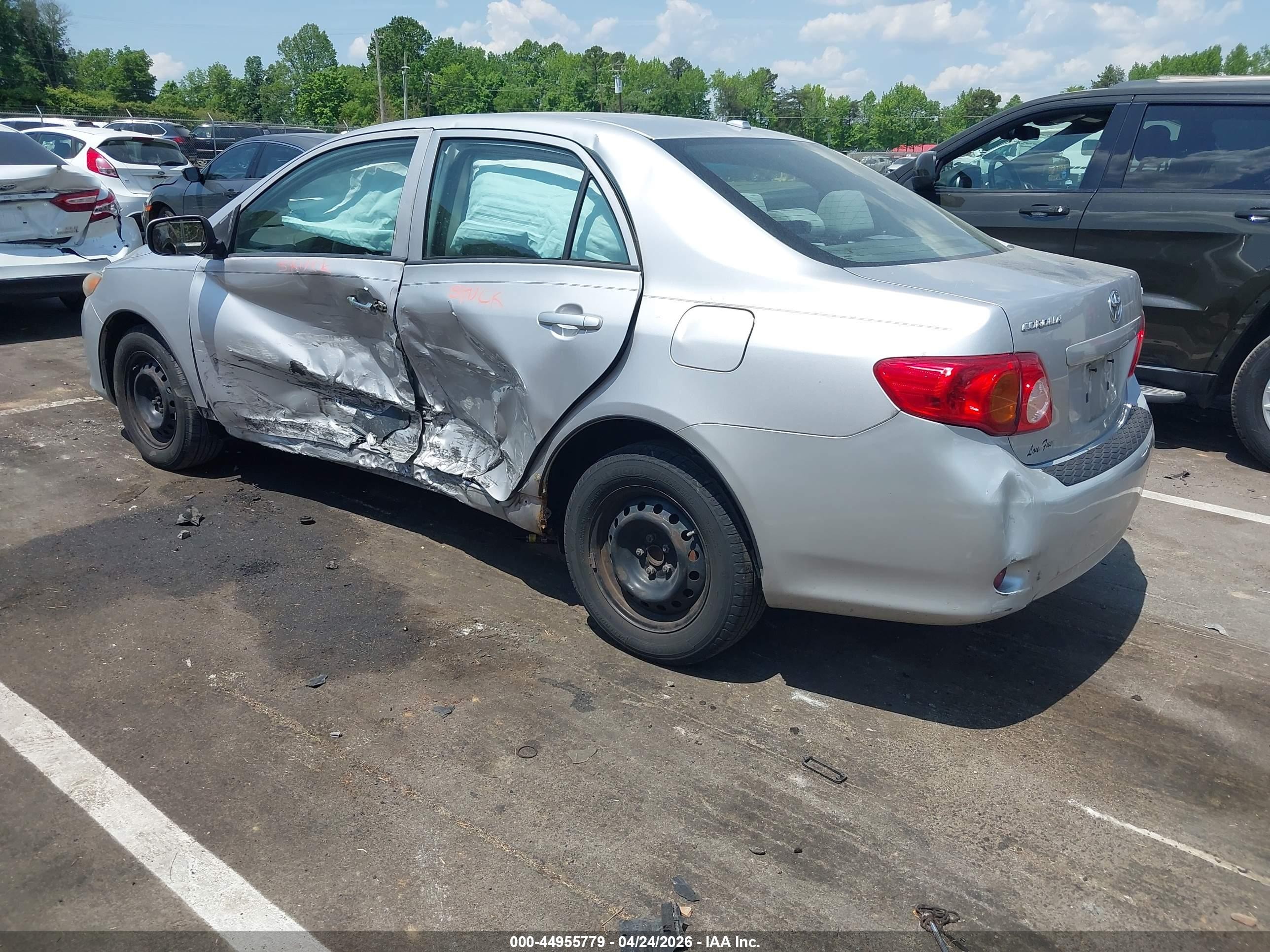 2010 Toyota Corolla Le Серый vin: 1NXBU4EEXAZ312907
