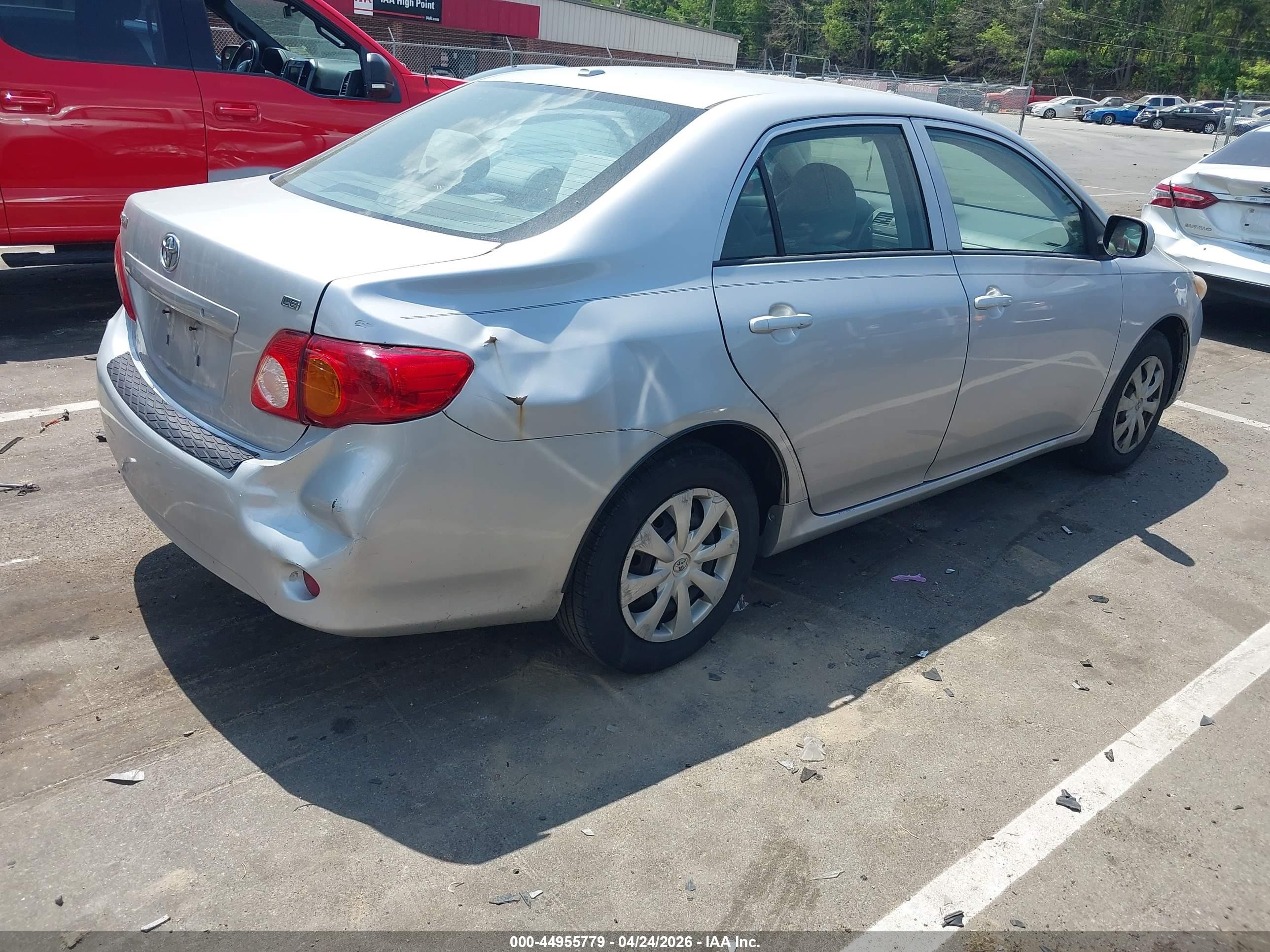 2010 Toyota Corolla Le Серый vin: 1NXBU4EEXAZ312907