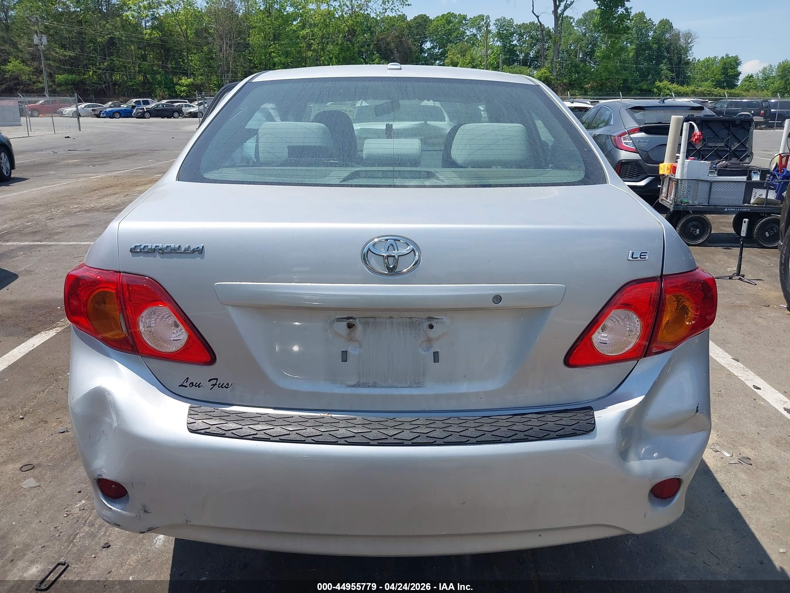 2010 Toyota Corolla Le Серый vin: 1NXBU4EEXAZ312907