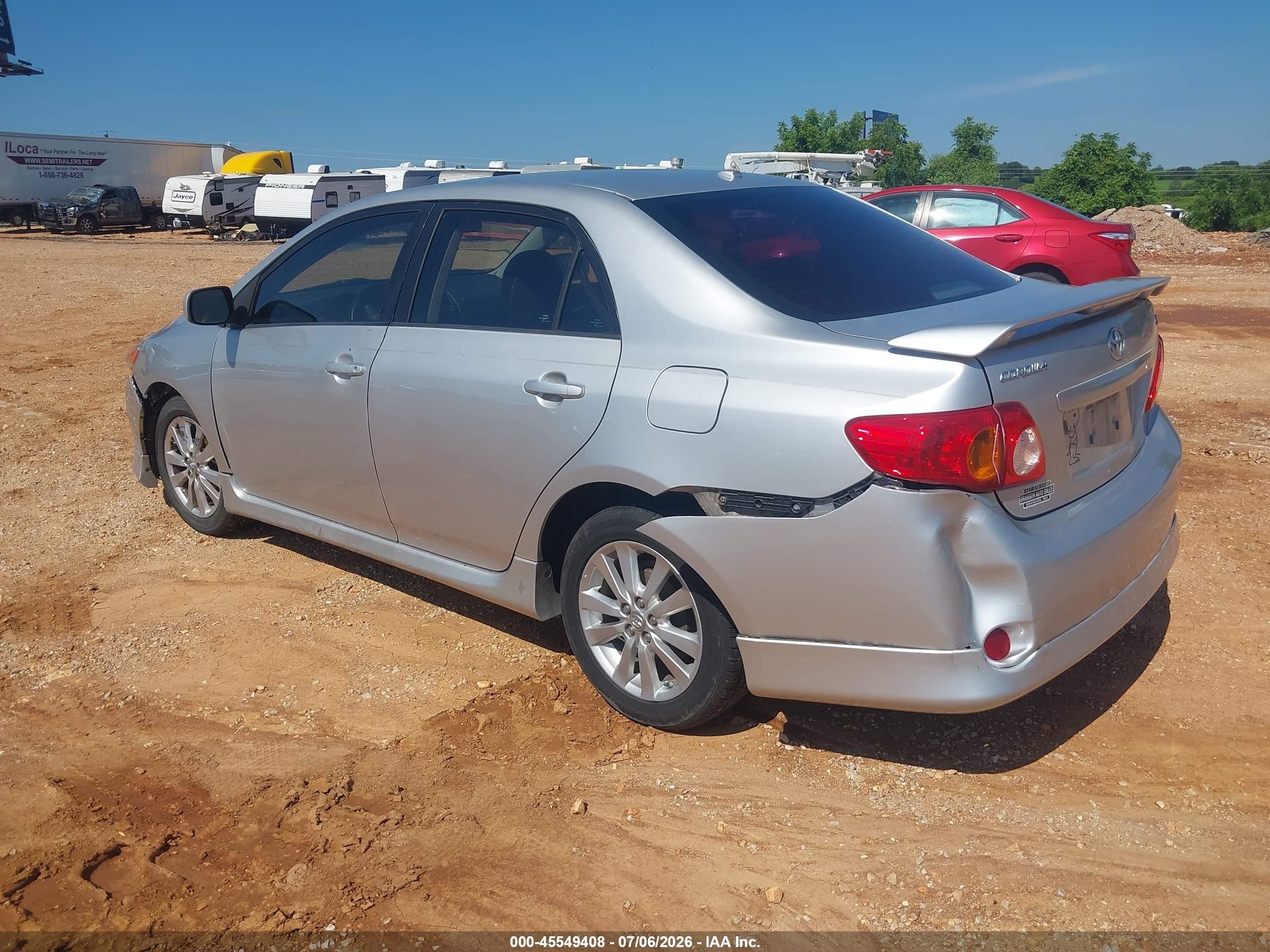 2010 Toyota Corolla S Silver vin: 1NXBU4EEXAZ337645