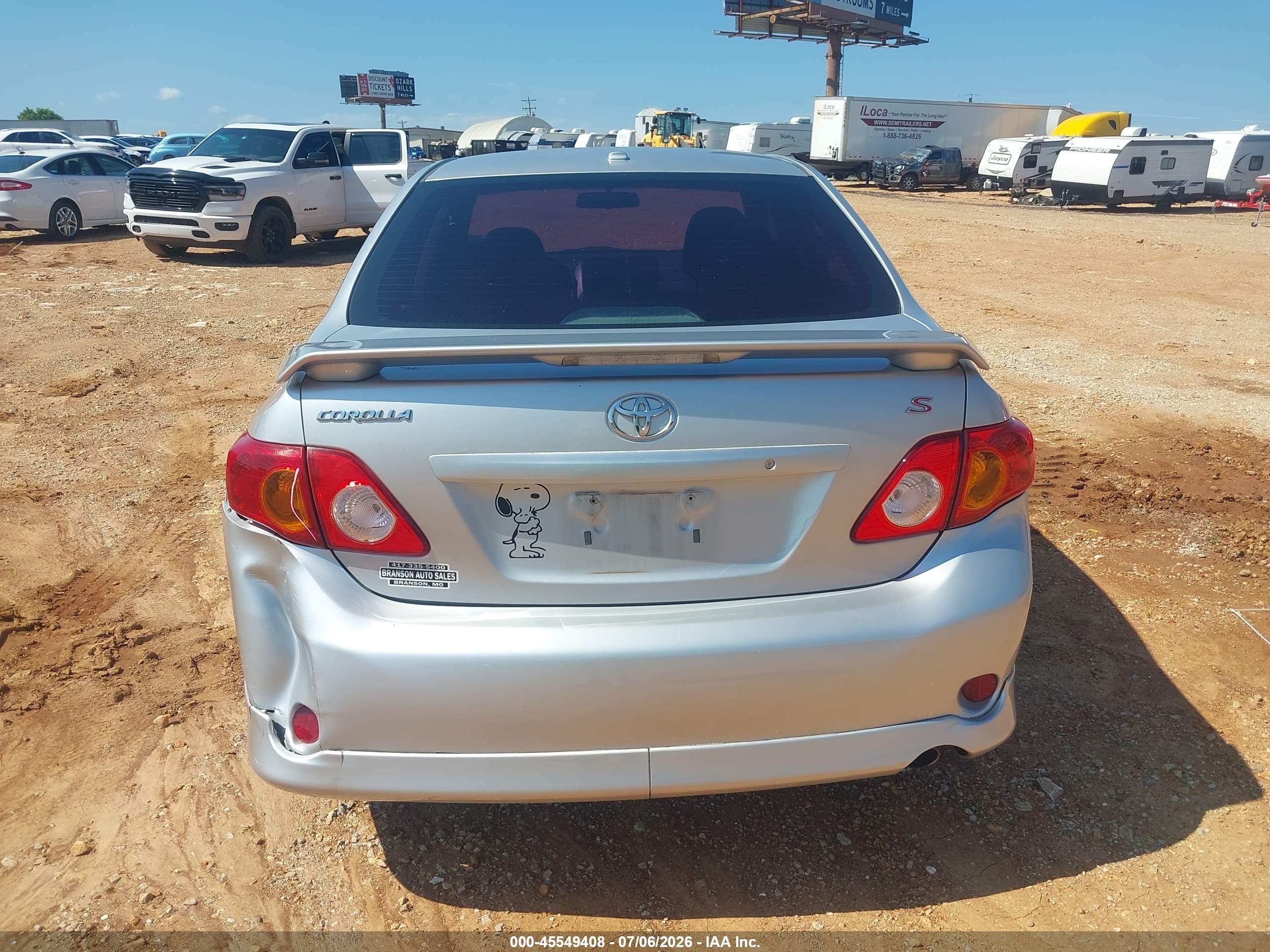 2010 Toyota Corolla S Silver vin: 1NXBU4EEXAZ337645