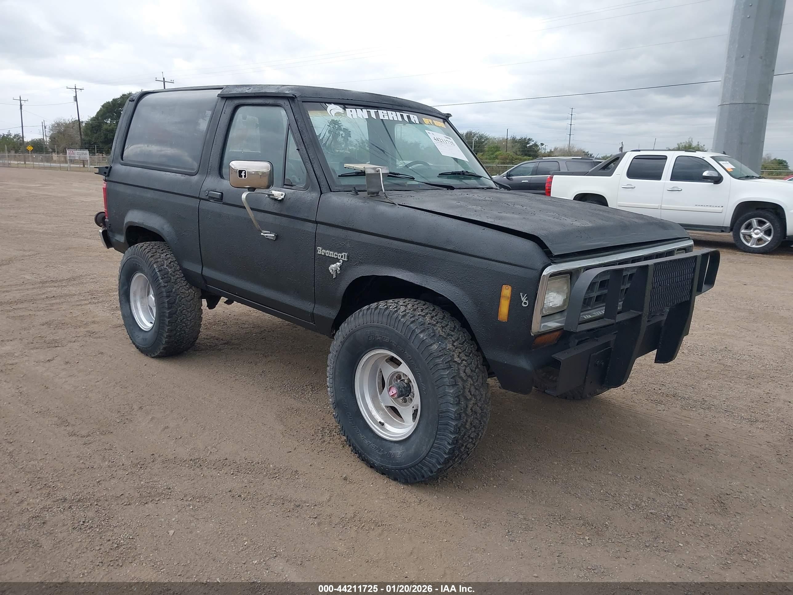 1984 Ford Bronco Ii   Black vin: 1FMCU14S4EUC99166