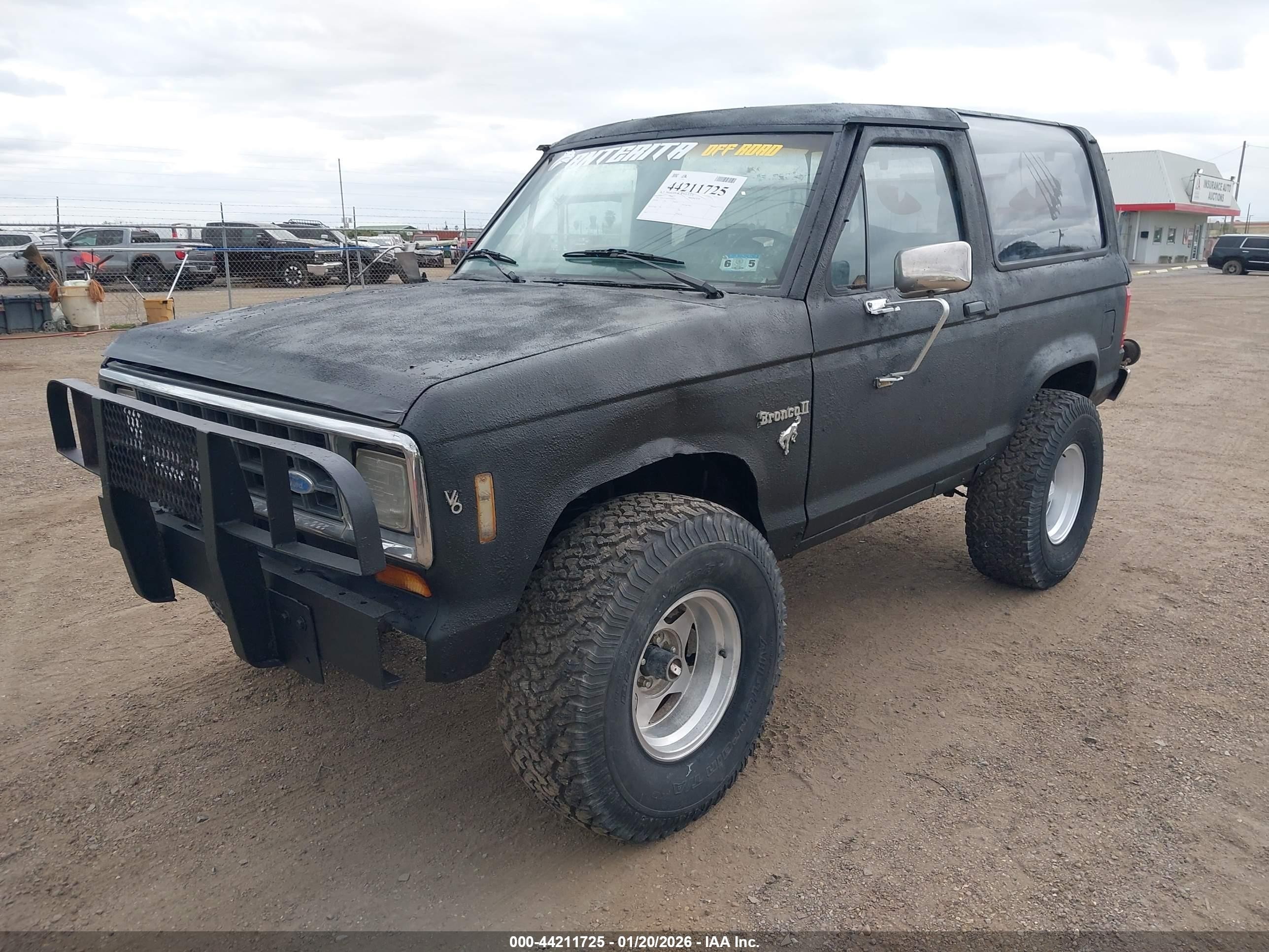 1984 Ford Bronco Ii   Black vin: 1FMCU14S4EUC99166